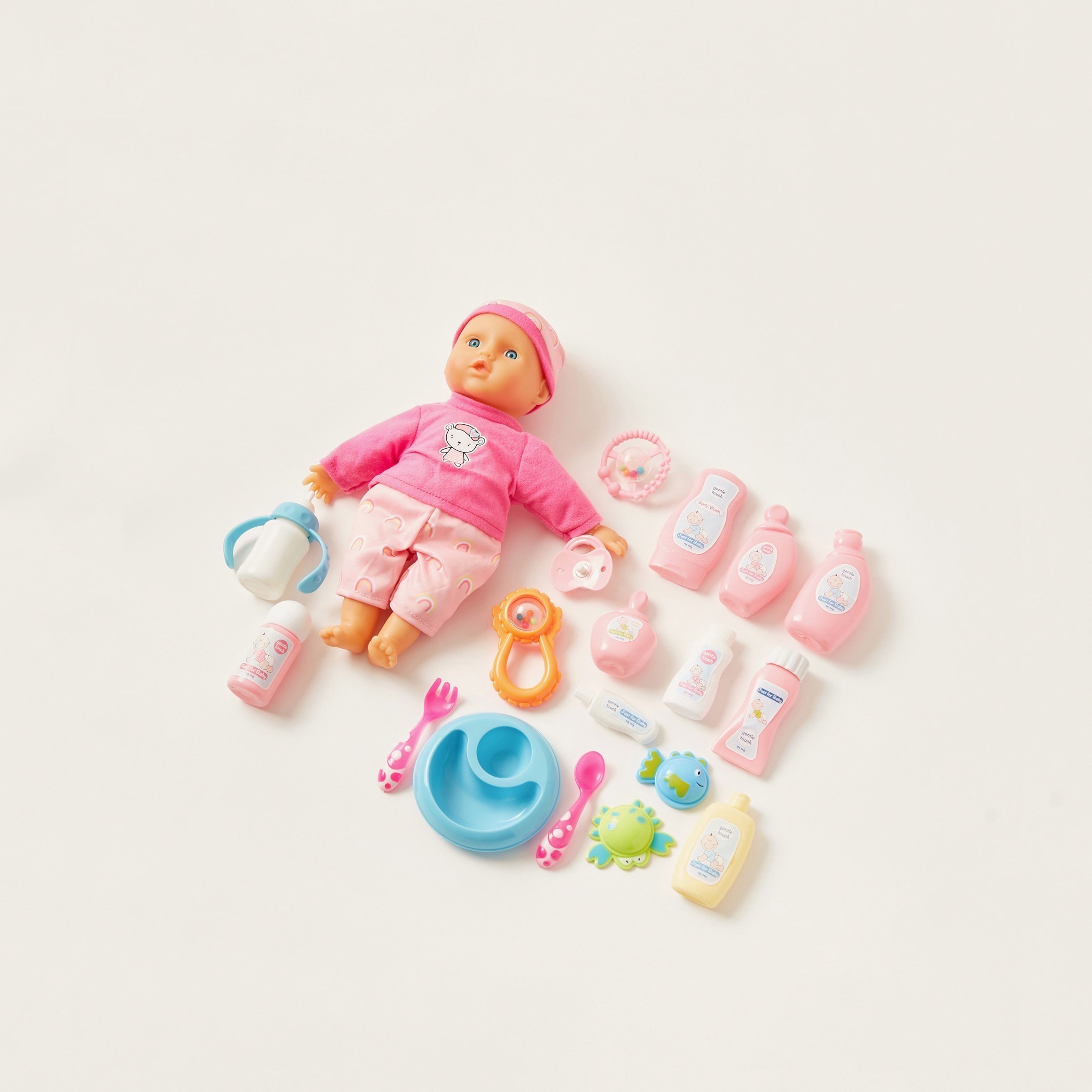 Juniors Little Cuddles Baby Doll Playset - 30 cms-toys-dollsandplaysets-dollplaysets-image-1