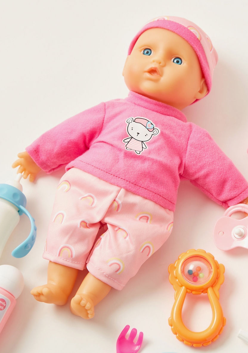Juniors Little Cuddles Baby Doll Playset - 30 cms-Dolls and Playsets-image-1