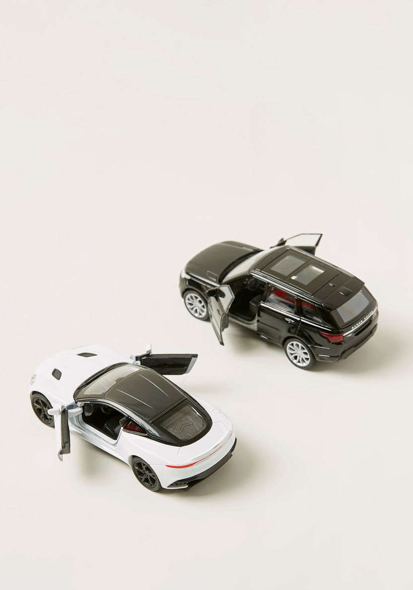 Welly Nex Models 2-Piece Pull Back Car Set-Scooters and Vehicles-image-4