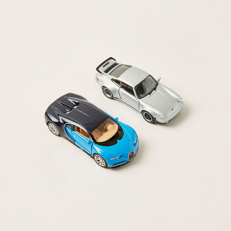 Welly Pull-Back Car Set - 2 Pieces