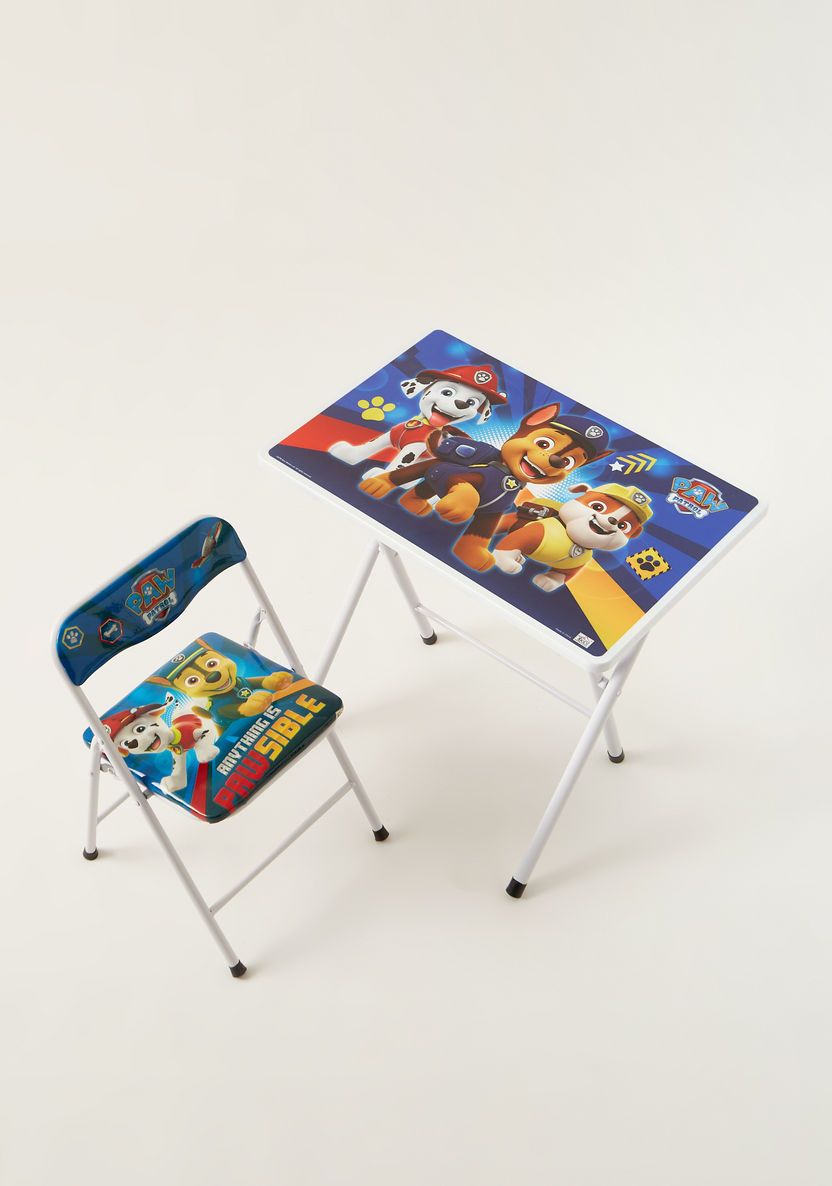 PAW Patrol Print Table and Chair Set-Educational-image-1