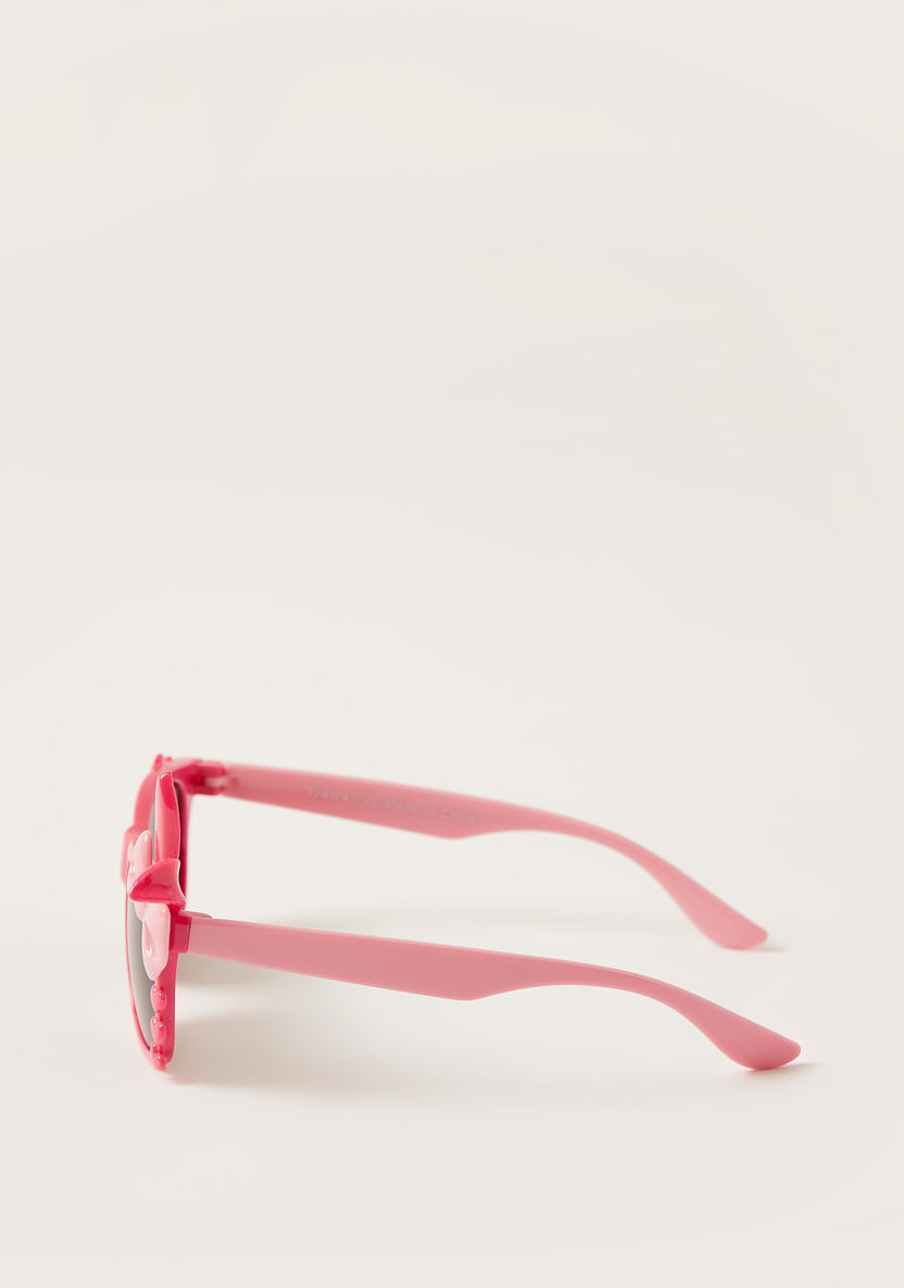 Charmz Solid Sunglass with Bow Accent-Sunglasses-image-2