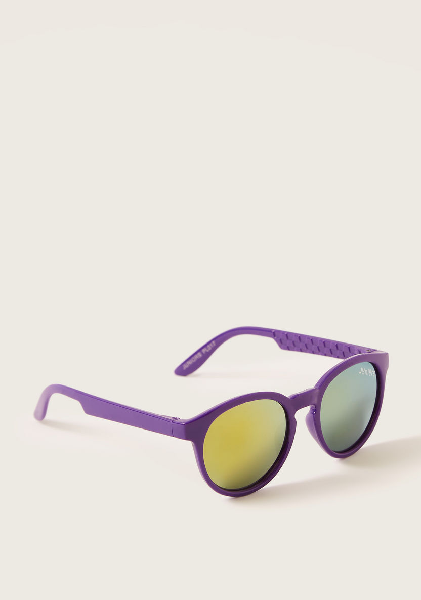Juniors Tinted Sunglass with Textured Temple-Sunglasses-image-0