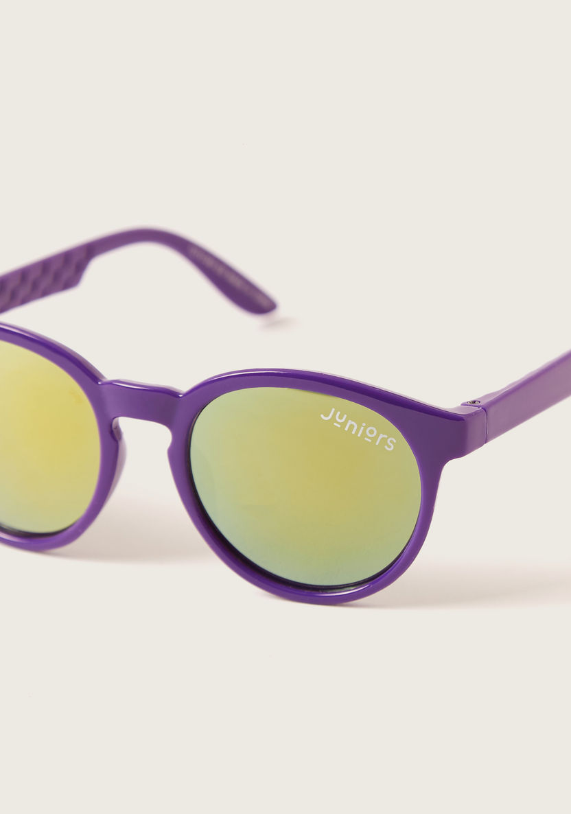 Juniors Tinted Sunglass with Textured Temple-Sunglasses-image-1