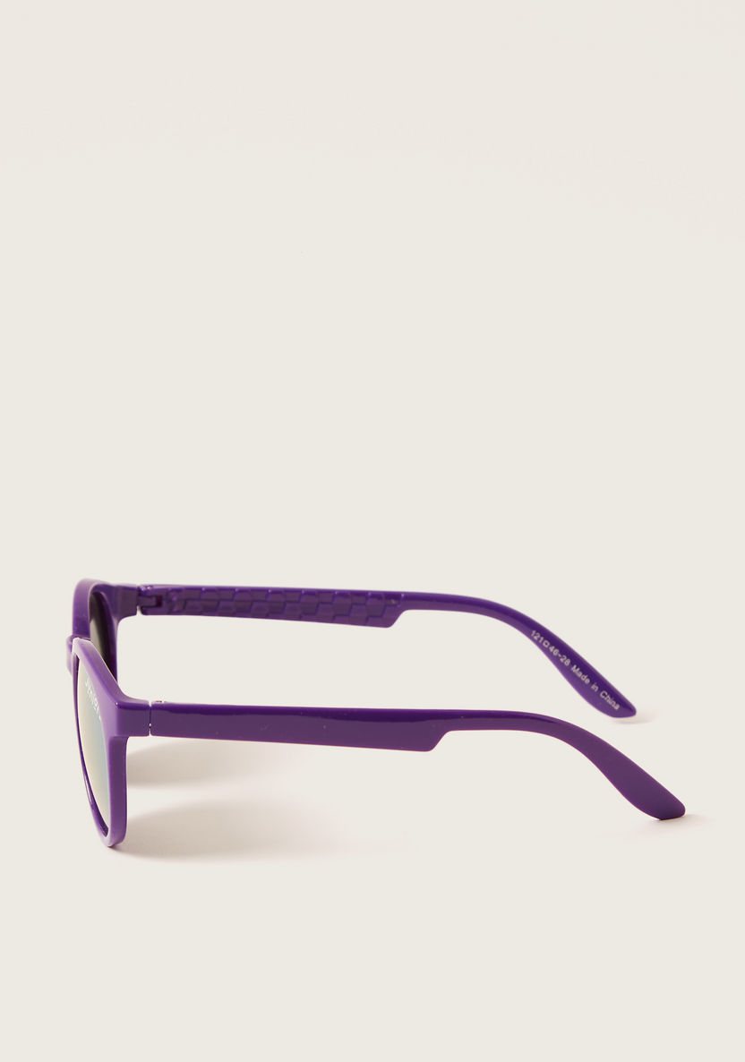 Juniors Tinted Sunglass with Textured Temple-Sunglasses-image-2