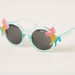 Charmz Solid Sunglasses with Unicorn Accent-Sunglasses-thumbnail-1