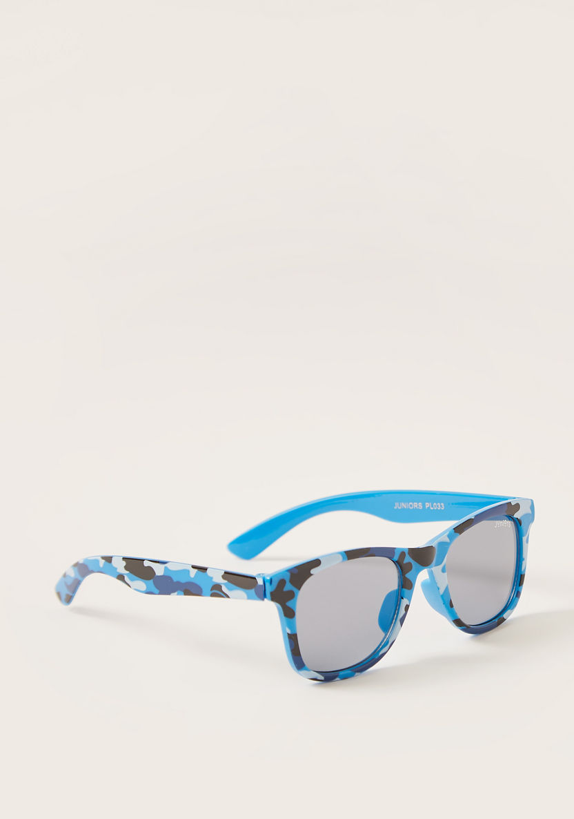 Juniors Printed Full Rim Sunglasses-Sunglasses-image-0