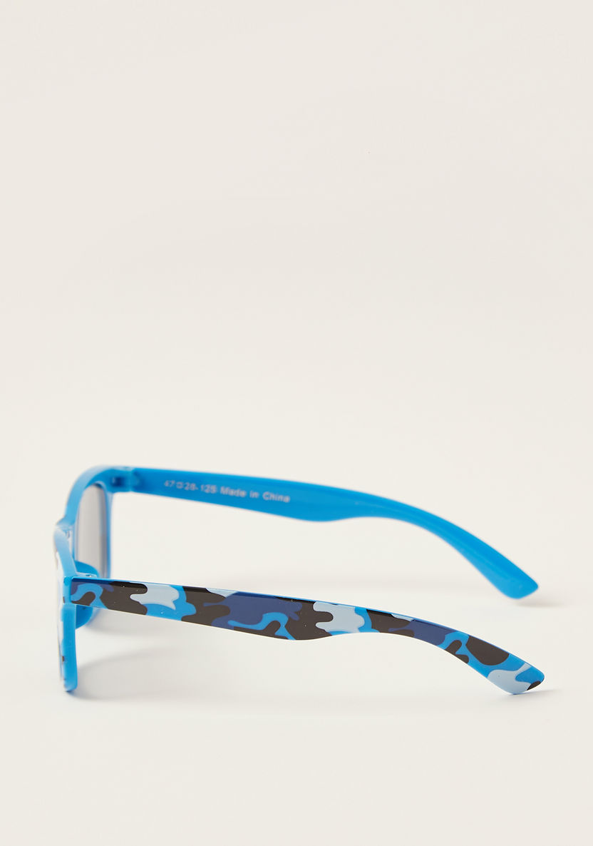 Juniors Printed Full Rim Sunglasses-Sunglasses-image-2
