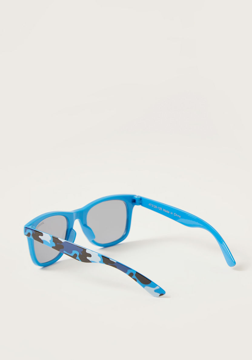 Juniors Printed Full Rim Sunglasses-Sunglasses-image-3