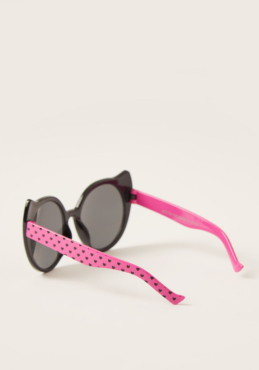 Charmz Solid Sunglass with Ear Accent-Sunglasses-image-3