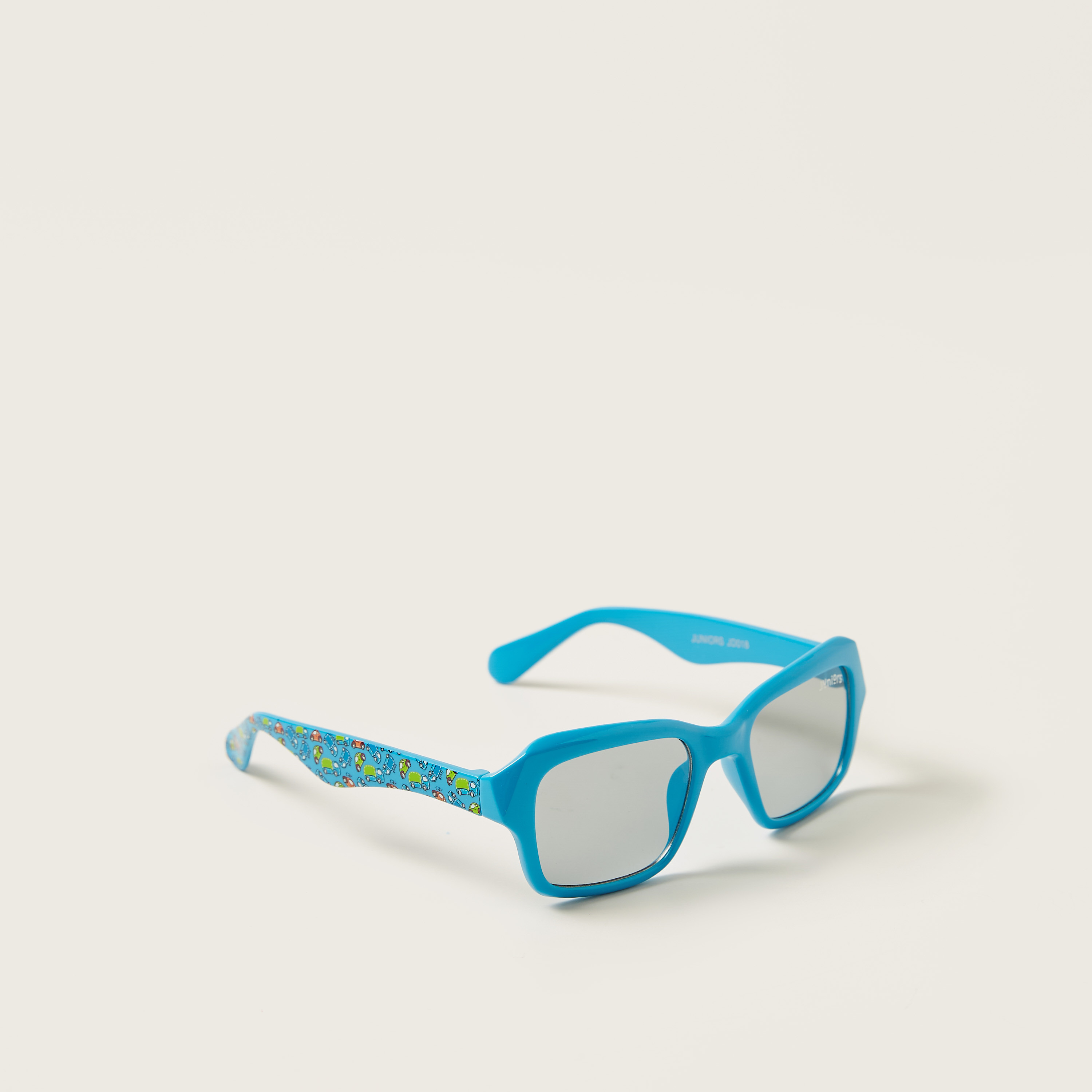 Juniors Car Print Full Rim Sunglasses with Nose Pads-boys-accessories-sunglasses-image-1