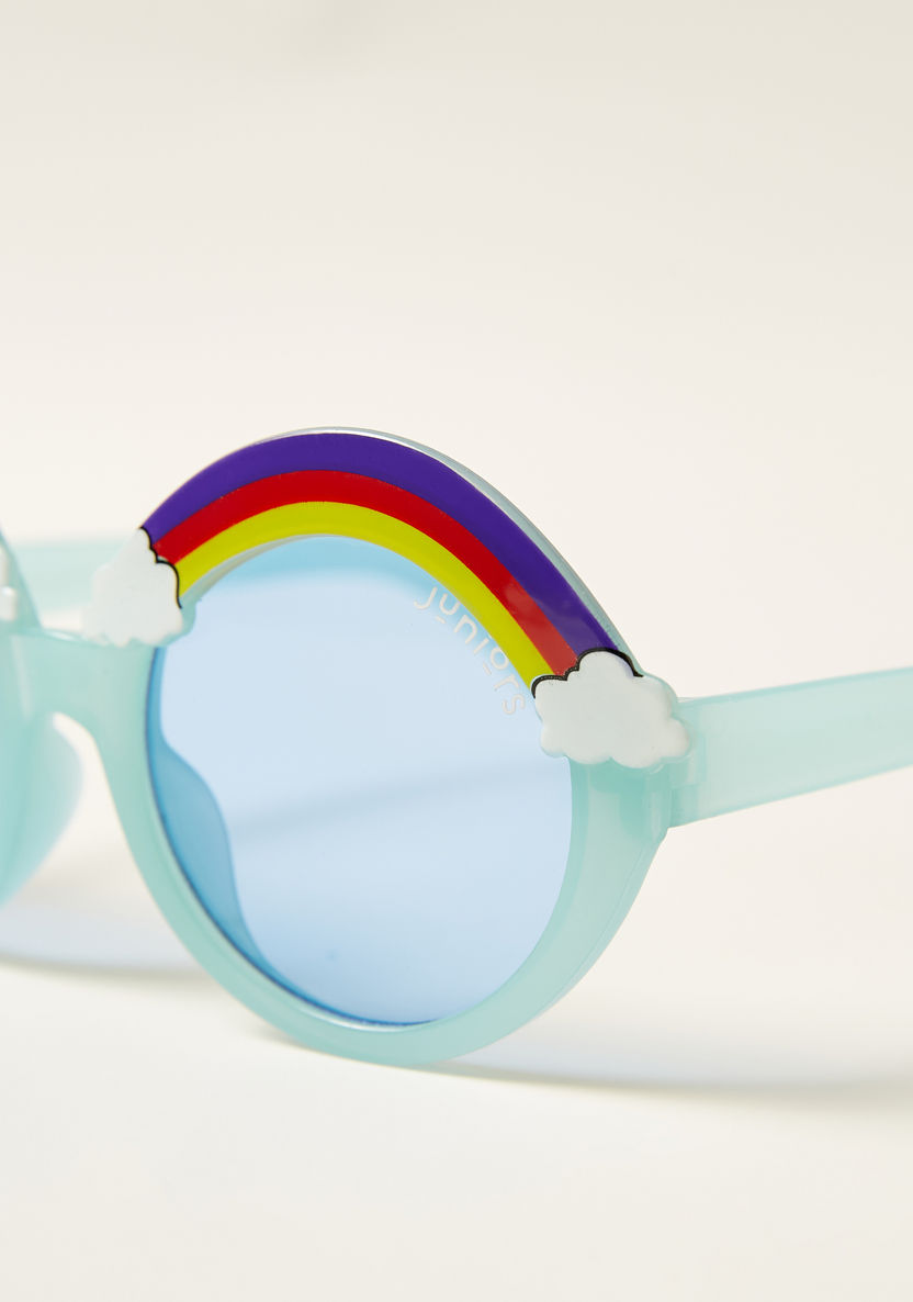 Charmz Rainbow Accented Full Rim Sunglasses-Sunglasses-image-1