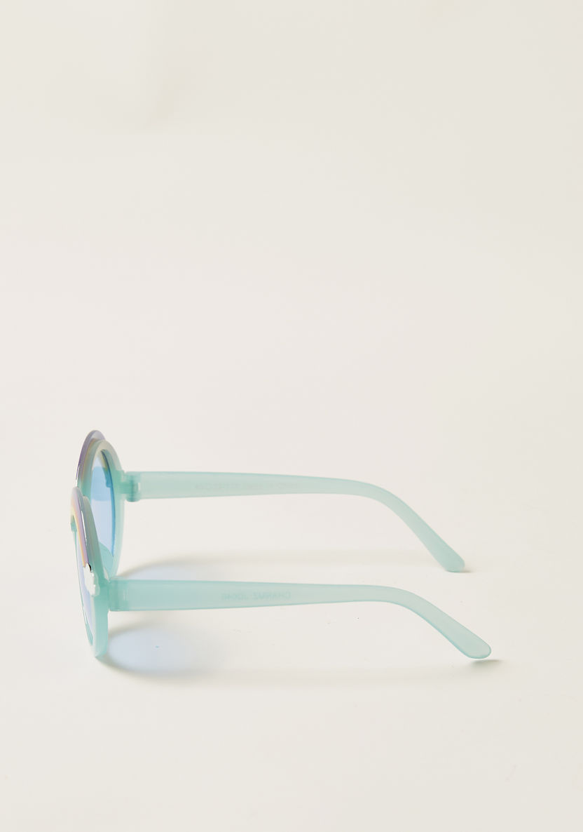 Charmz Rainbow Accented Full Rim Sunglasses-Sunglasses-image-2