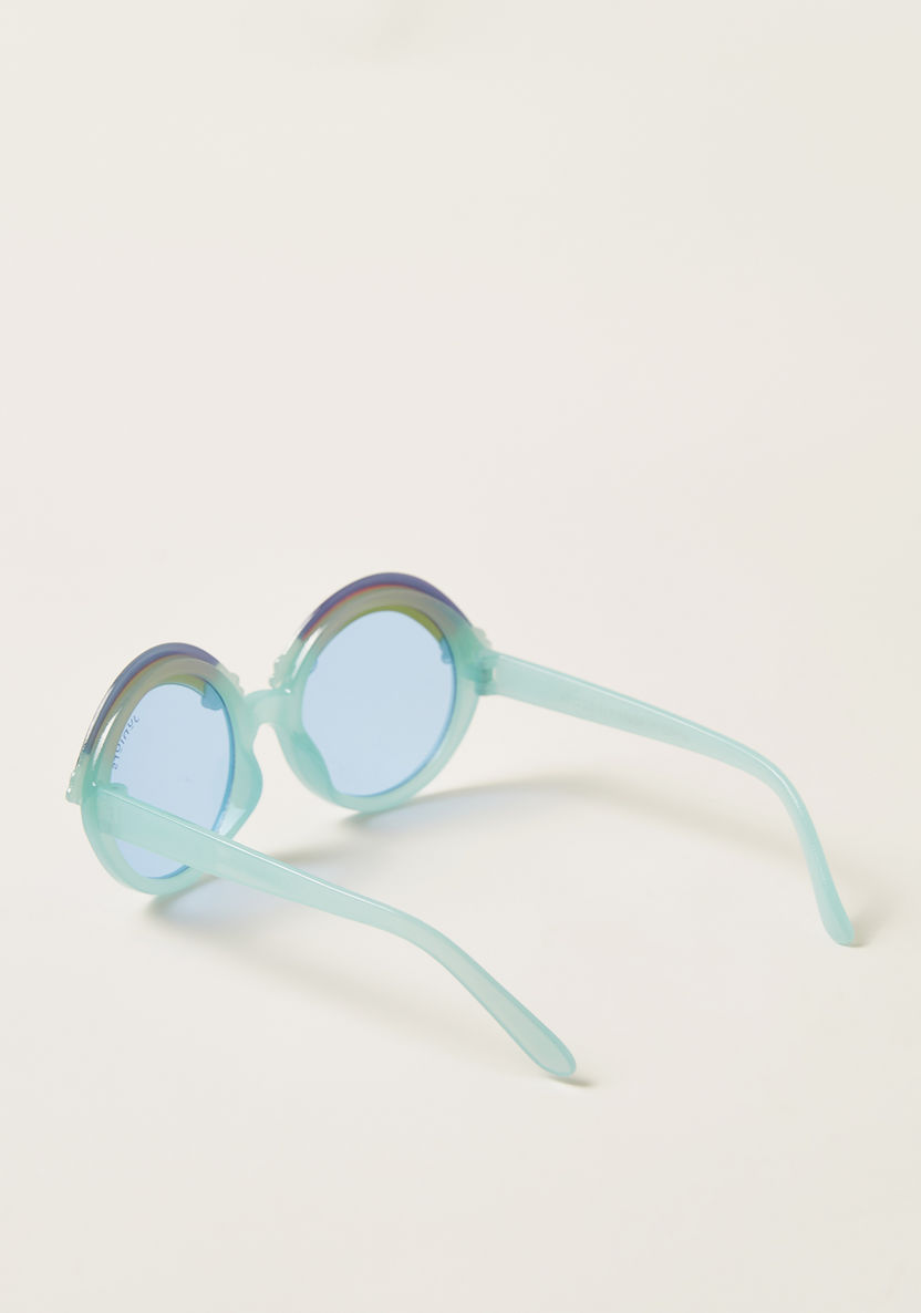 Charmz Rainbow Accented Full Rim Sunglasses-Sunglasses-image-3