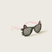 Charmz Glitter Ear Accented Full Rim Sunglasses-Sunglasses-thumbnail-0