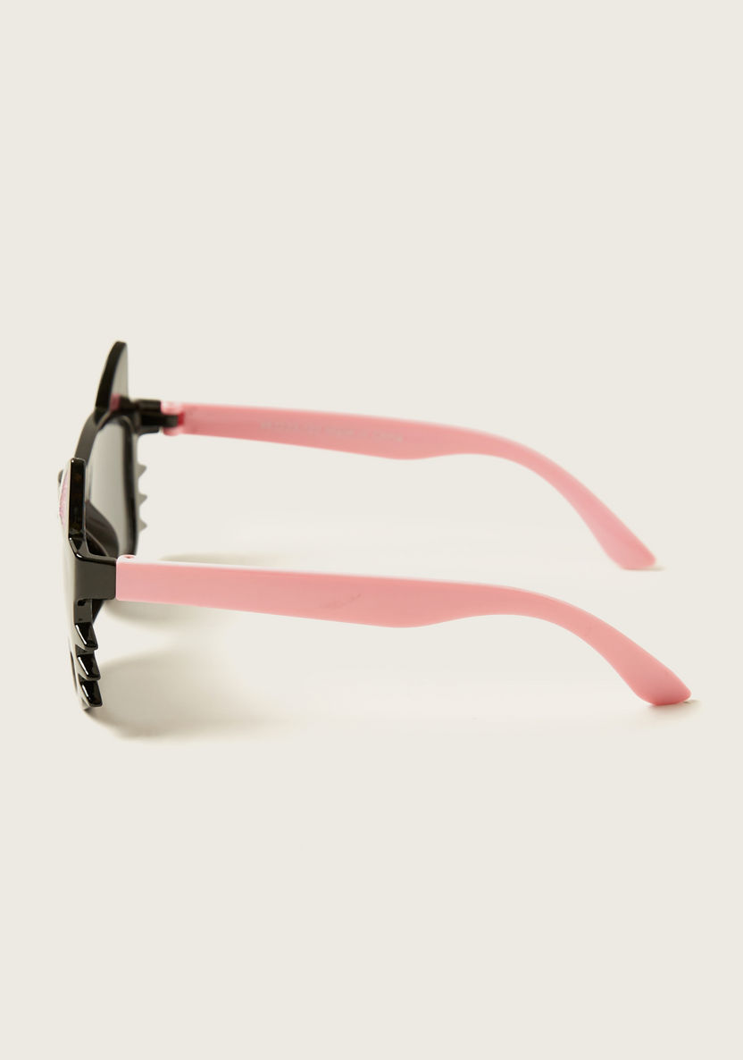 Charmz Glitter Ear Accented Full Rim Sunglasses-Sunglasses-image-2