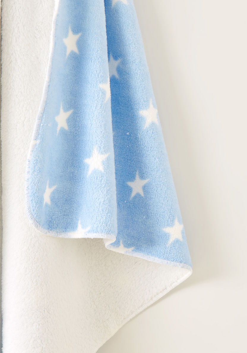 Giggles Star Print Towel with Hood - 75 x 75 cms-Towels and Flannels-image-2