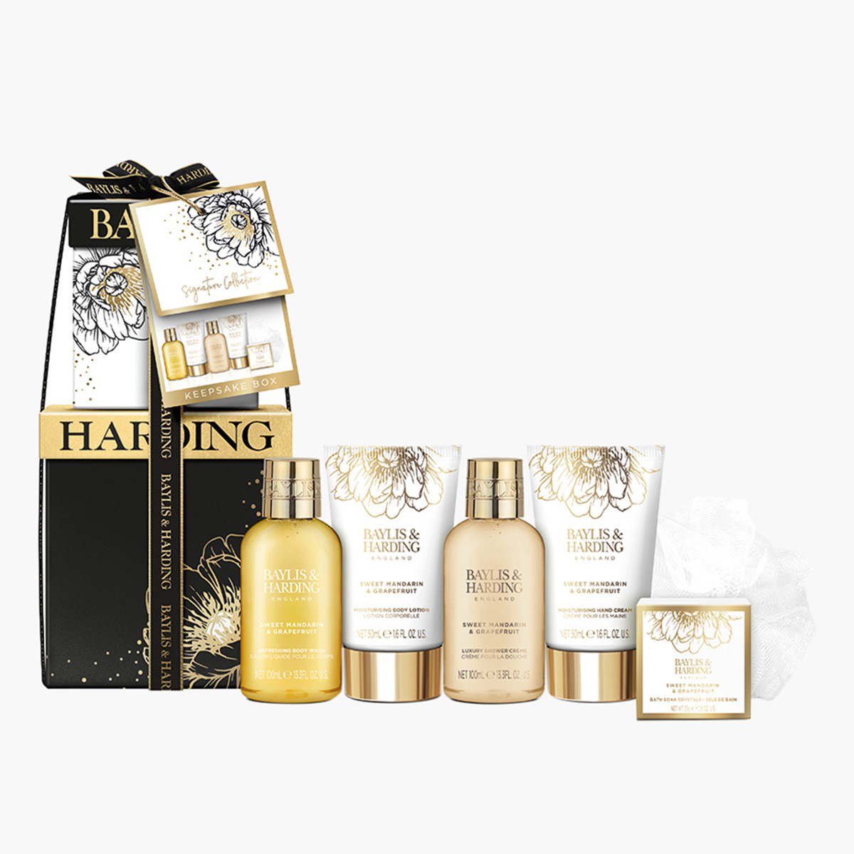 Baylis & Harding Sweet Mandarin & Grapefruit Mini Stack 5-Piece Set-beautyandpersonalcare-bathandbody-giftsets-image-1