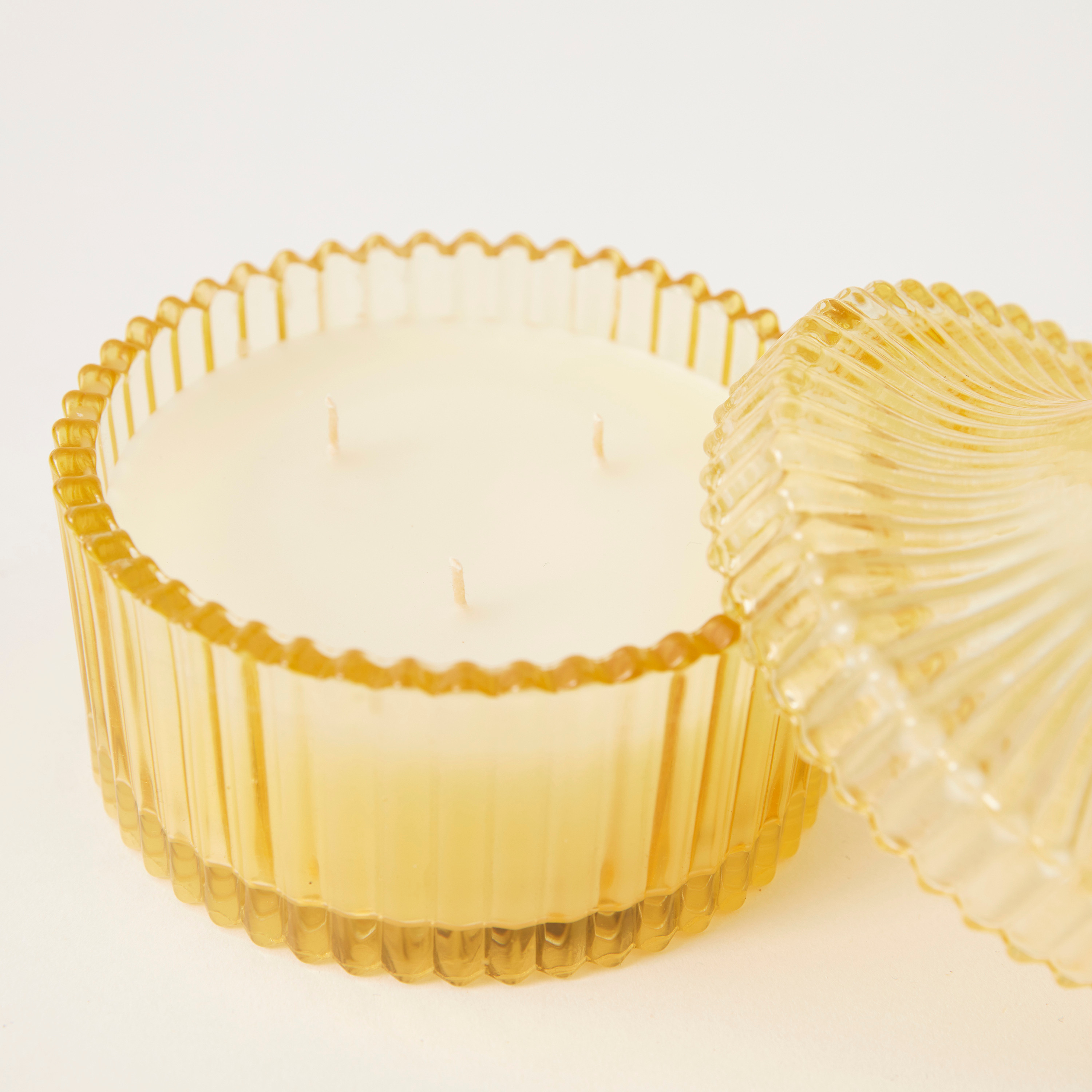جرة شمع فانيلا كريم بغطاء قبة من سلطنة أوكري - 170 جم-household-homefragrance-candles-image-3