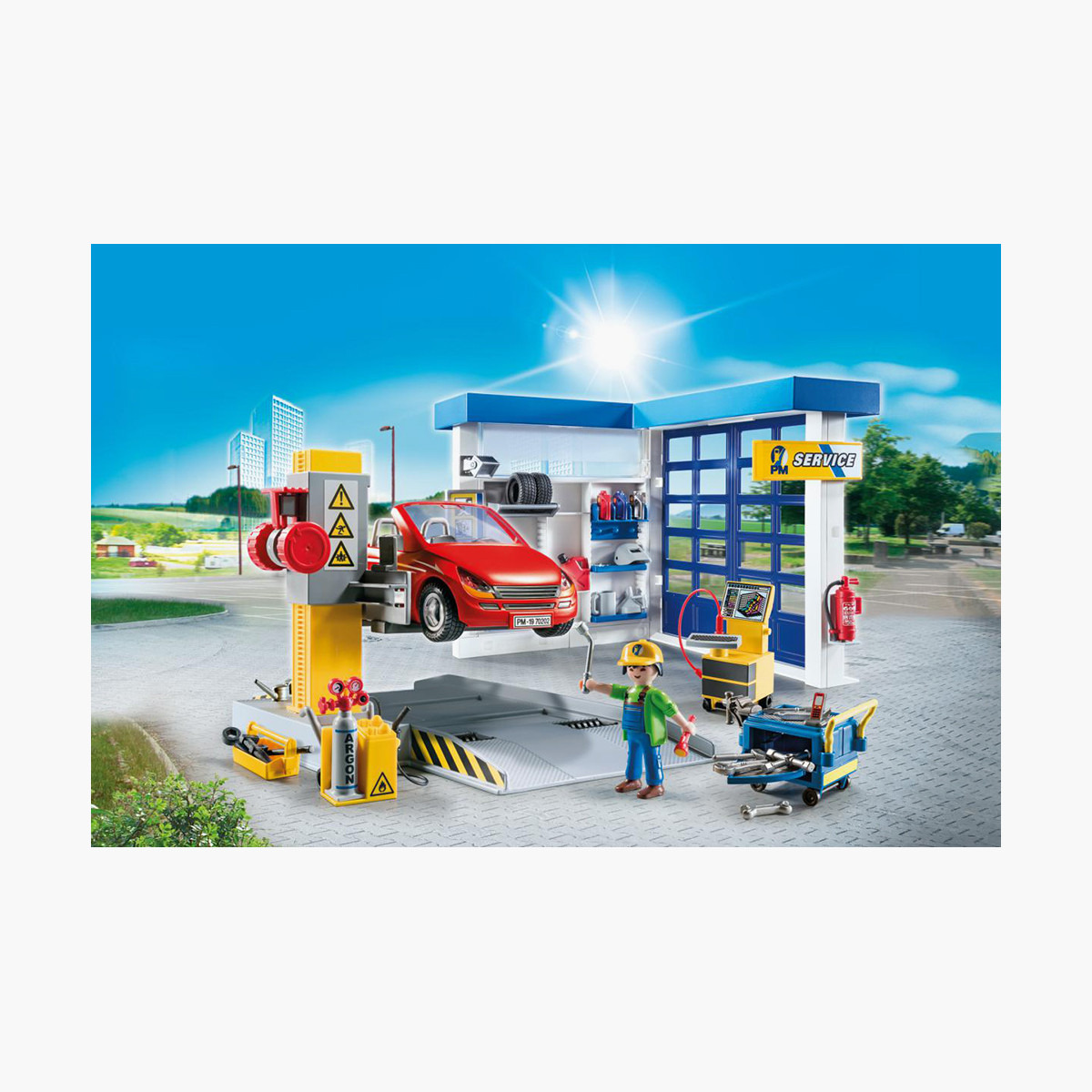 Buy Playmobil City Life Car Repair Garage Playset 153 Pieces Online Babyshop UAE