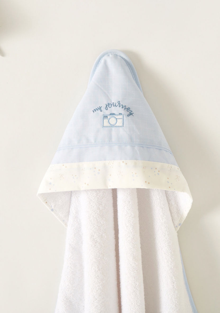 Cambrass Embroidered Towel with Hood - 80x80 cms-Towels and Flannels-image-1