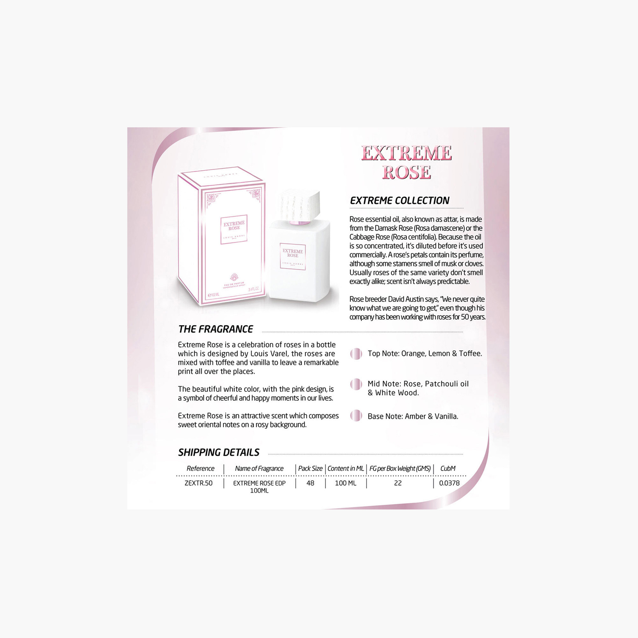 عطر أو دو بارفان إكستريم روز من لويس فاريل - 100 مل-beautyandpersonalcare-fragrance-unisex-image-3