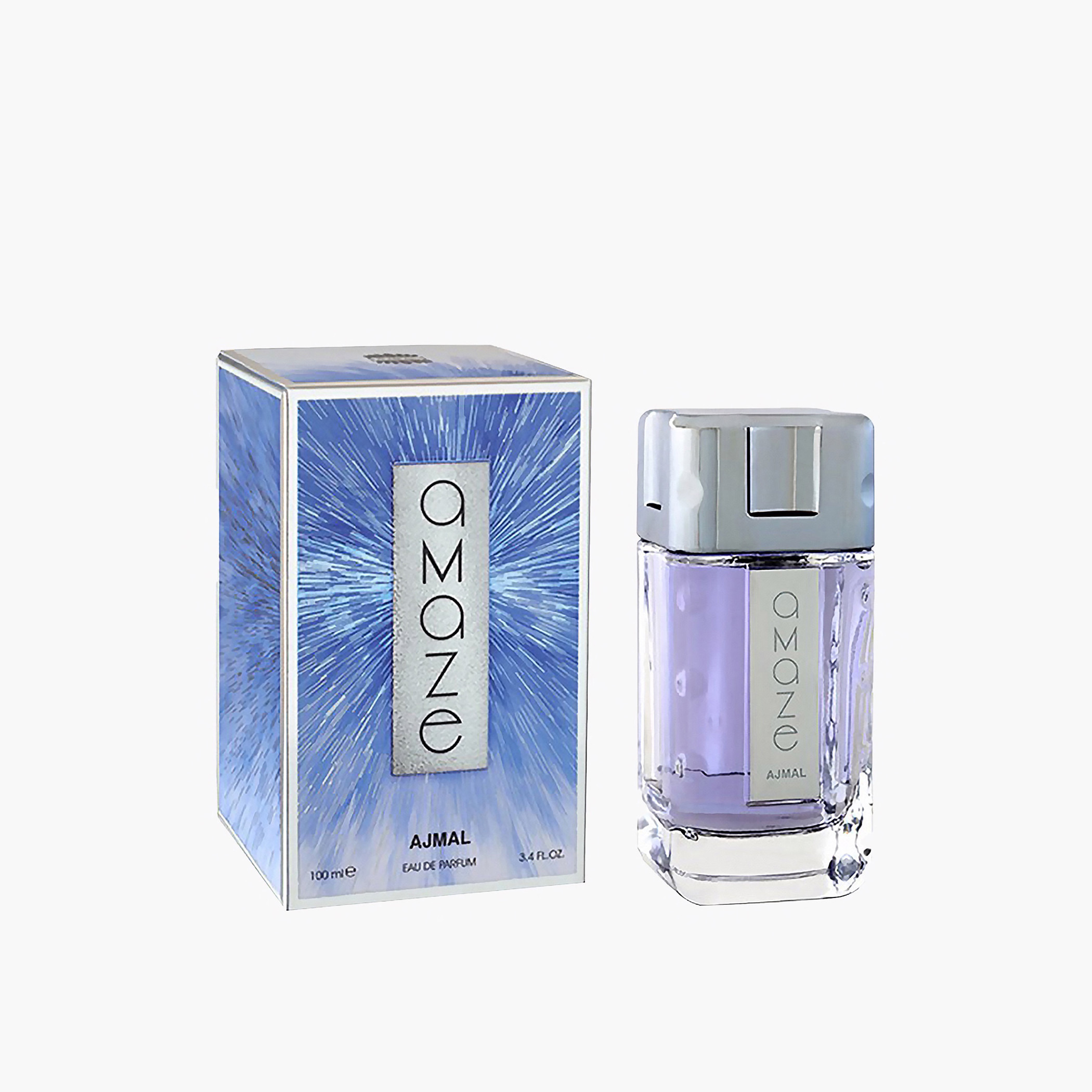 Ajmal Amaze Men's Eau De Parfum Spray - 100 ml-beautyandpersonalcare-fragrance-men-image-1