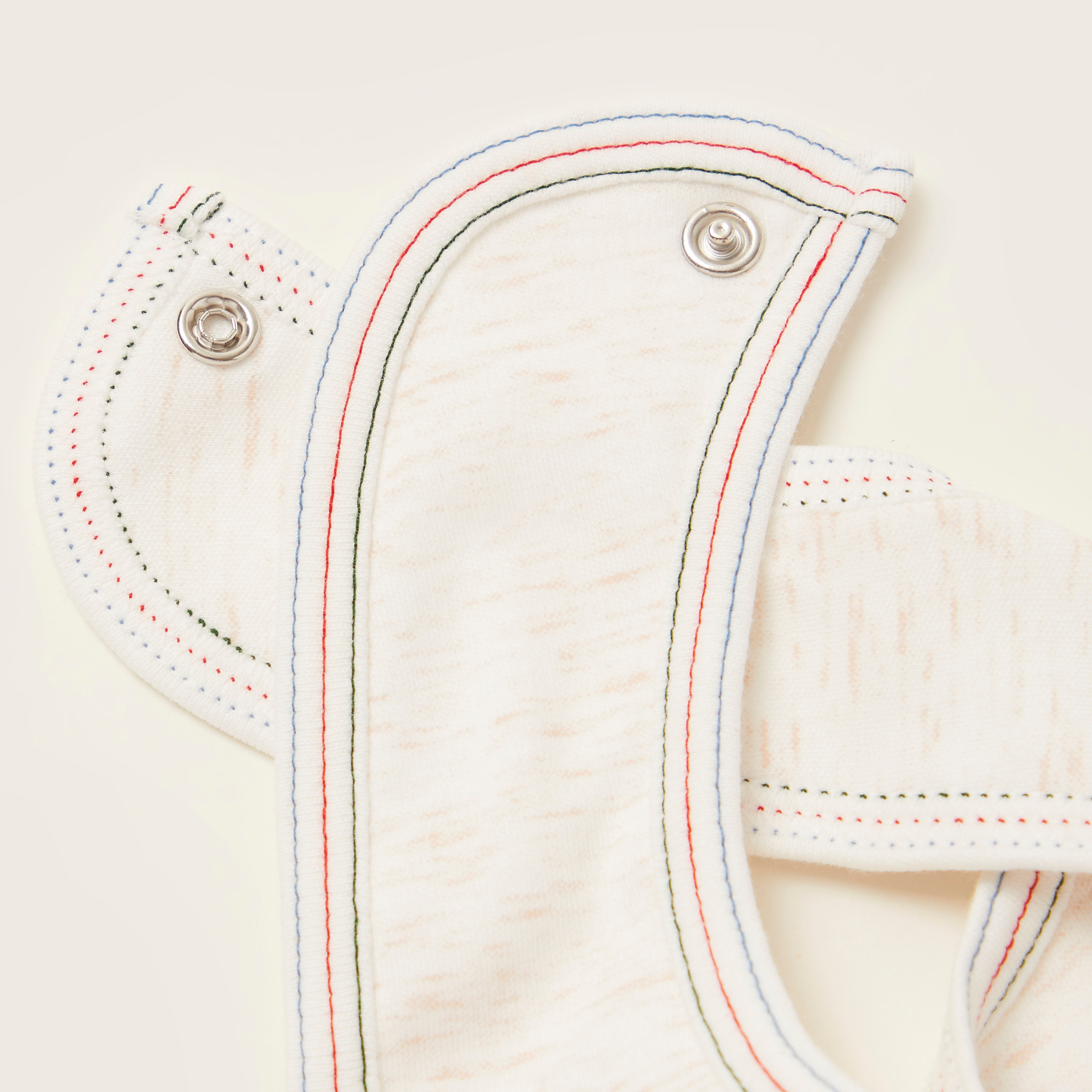Juniors Printed Bib with Press Button Closure-baby-feeding-bibs-image-3