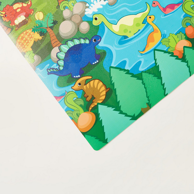 Dinosaur Print Roll Mat