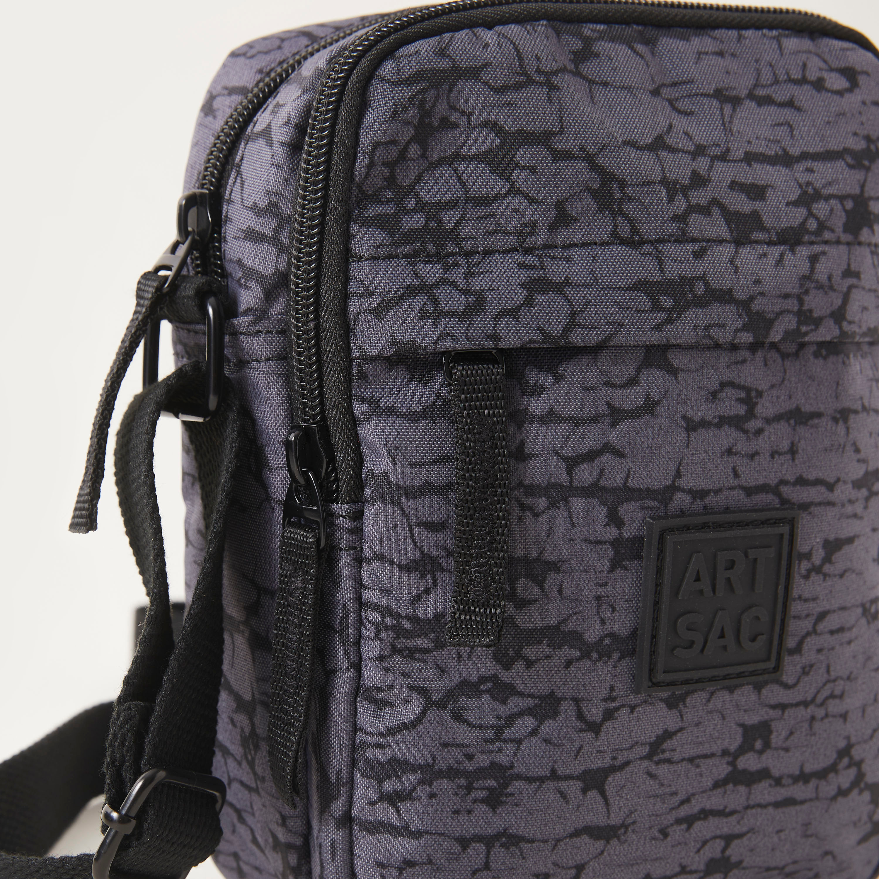Art Sac Printed Crossbody Bag with Adjustable Strap and Zip Closure-women-bagsandwallets-handbags-image-2