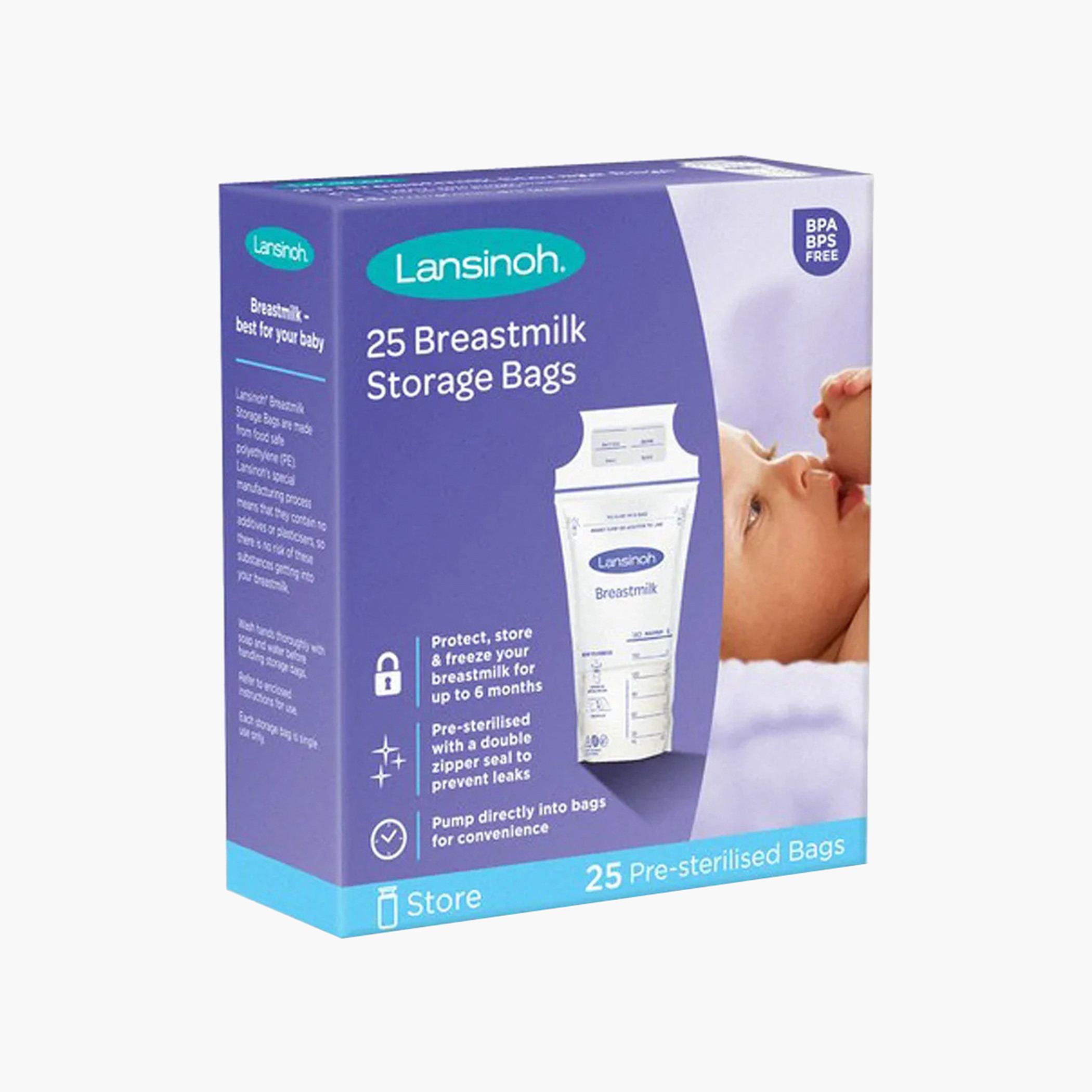 Lansinoh 25-Piece Breastmilk Storage Bag Set-baby-feeding-breastfeedingandcare-image-3