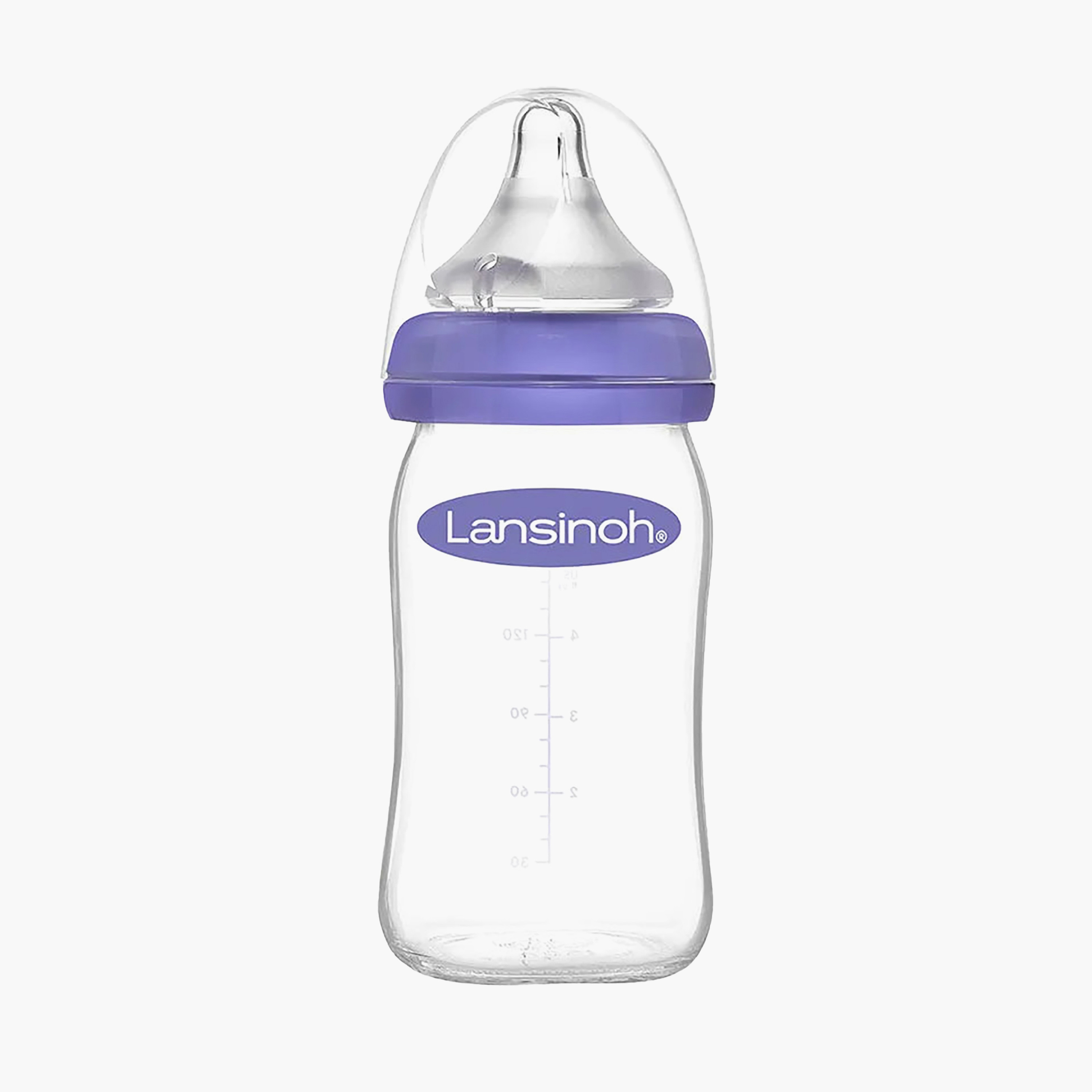 Lansinoh Feeding Bottle with Natural Wave Teat, 160 ml-baby-feeding-feedingbottles-bottlesandteats-image-1