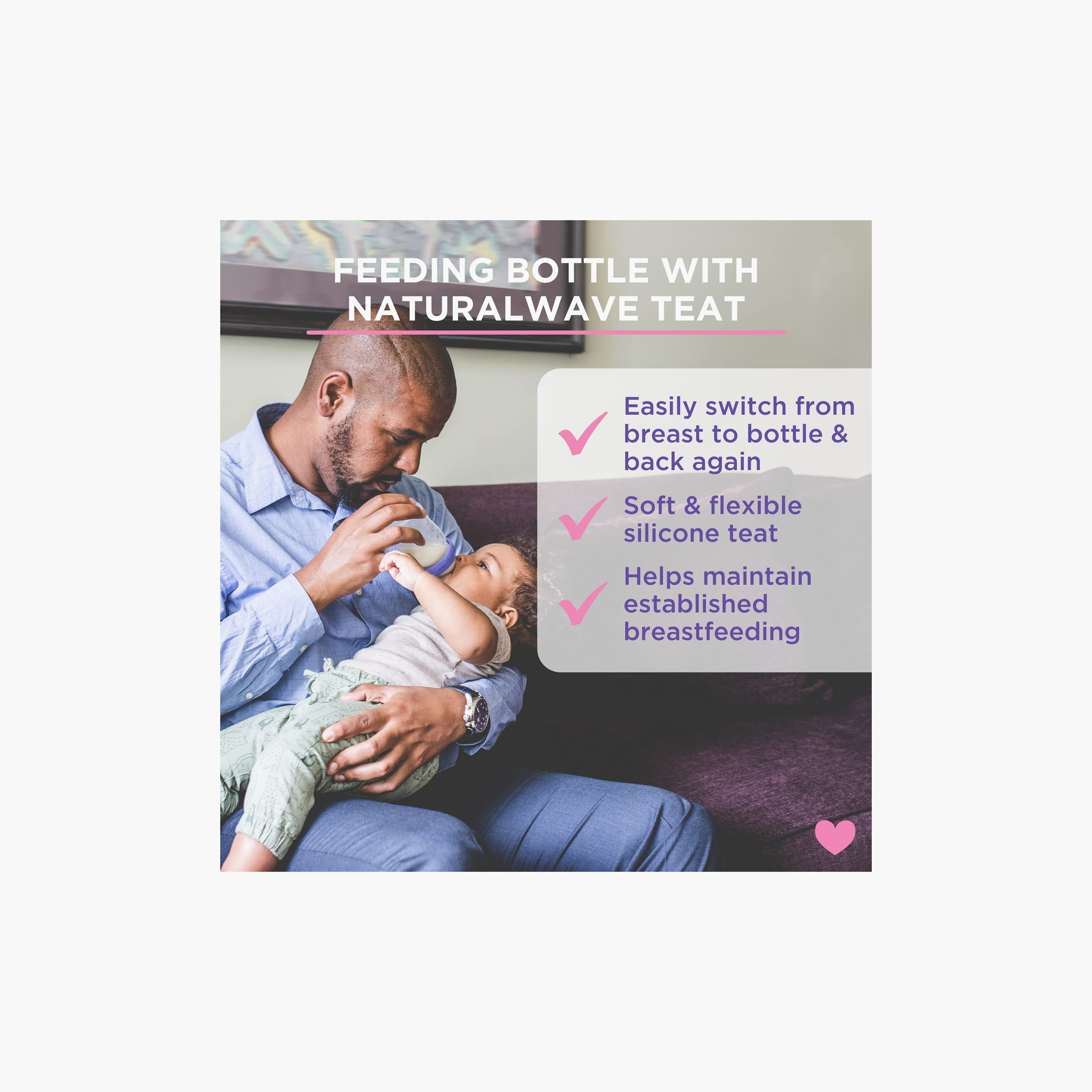 Lansinoh Feeding Bottle with NaturalWave Teat, 240 ml-baby-feeding-feedingbottles-bottlesandteats-image-3