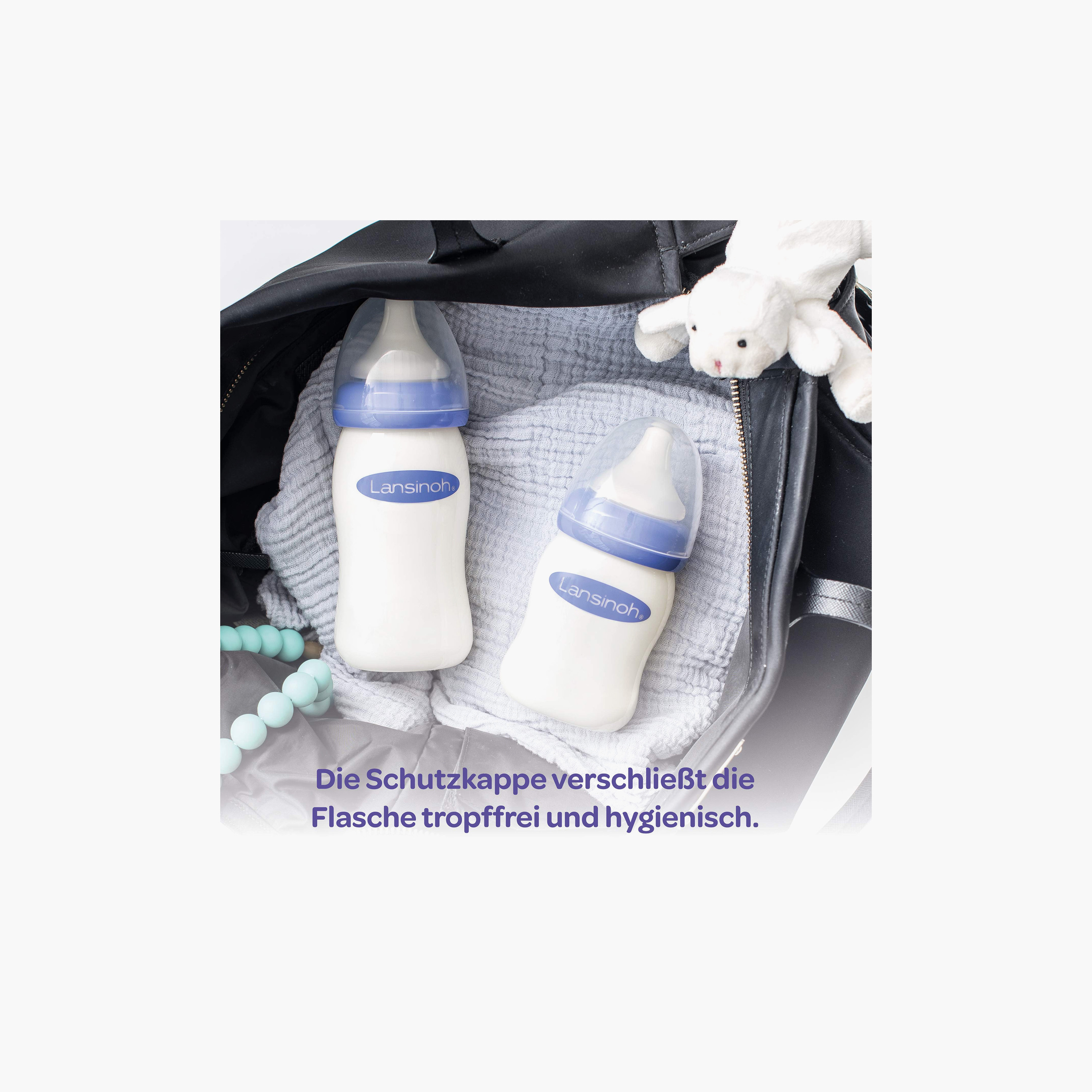 Lansinoh Feeding Bottle with NaturalWave Teat, 240 ml-baby-feeding-feedingbottles-bottlesandteats-image-5