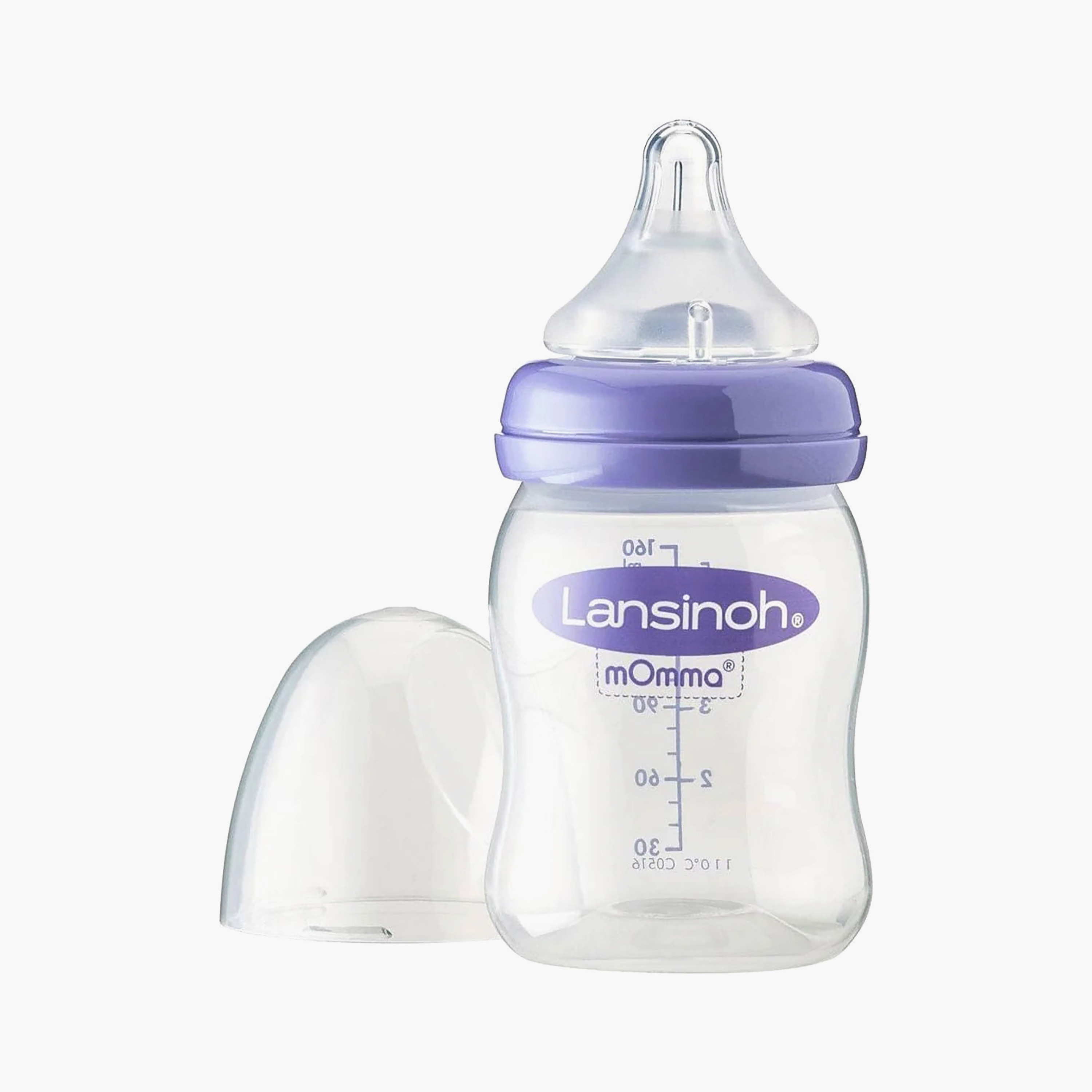 Lansinoh Feeding Bottle with Natural Wave Teat, 160 ml-baby-feeding-feedingbottles-bottlesandteats-image-1