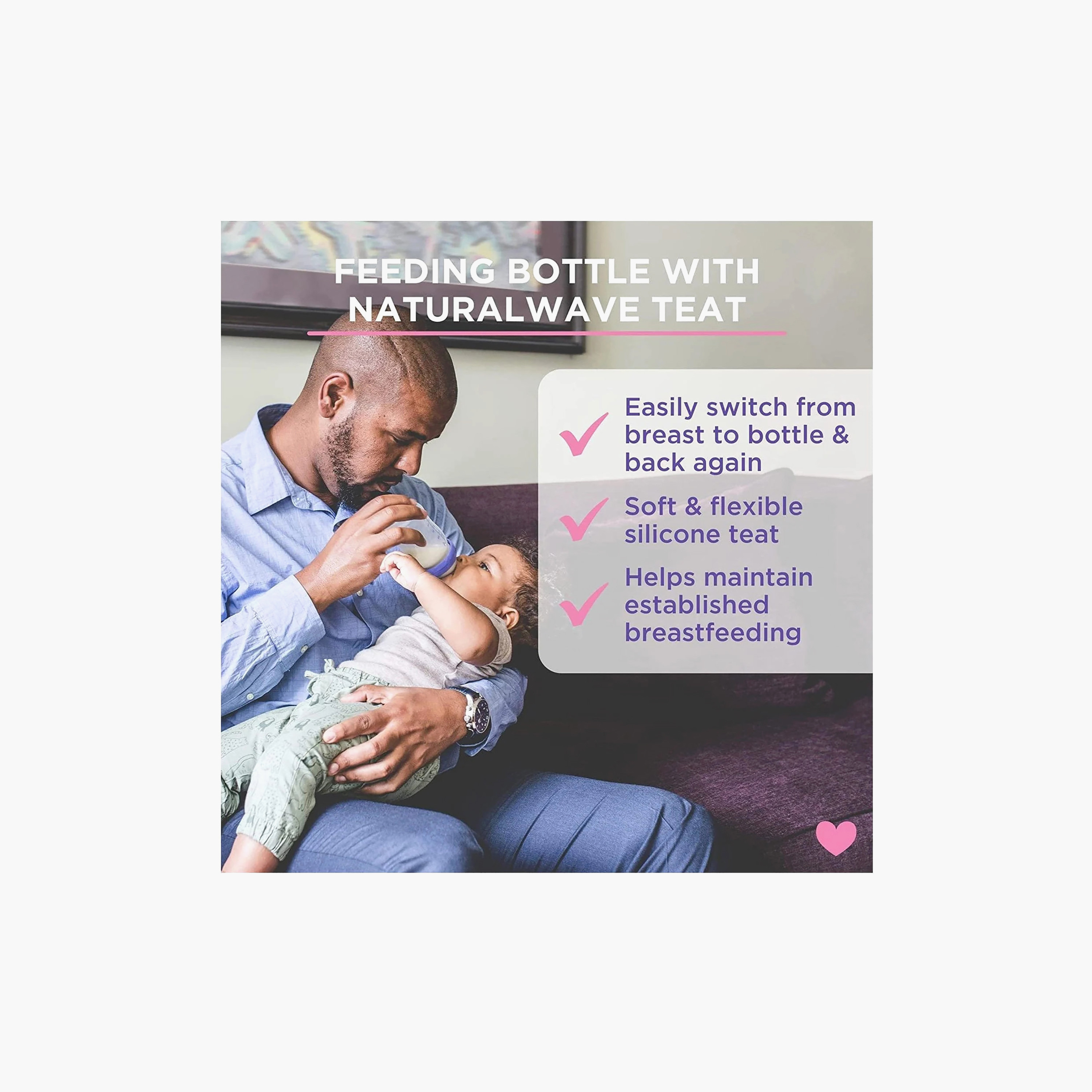 Lansinoh Feeding Bottle with Natural Wave Teat, 160 ml-baby-feeding-feedingbottles-bottlesandteats-image-4