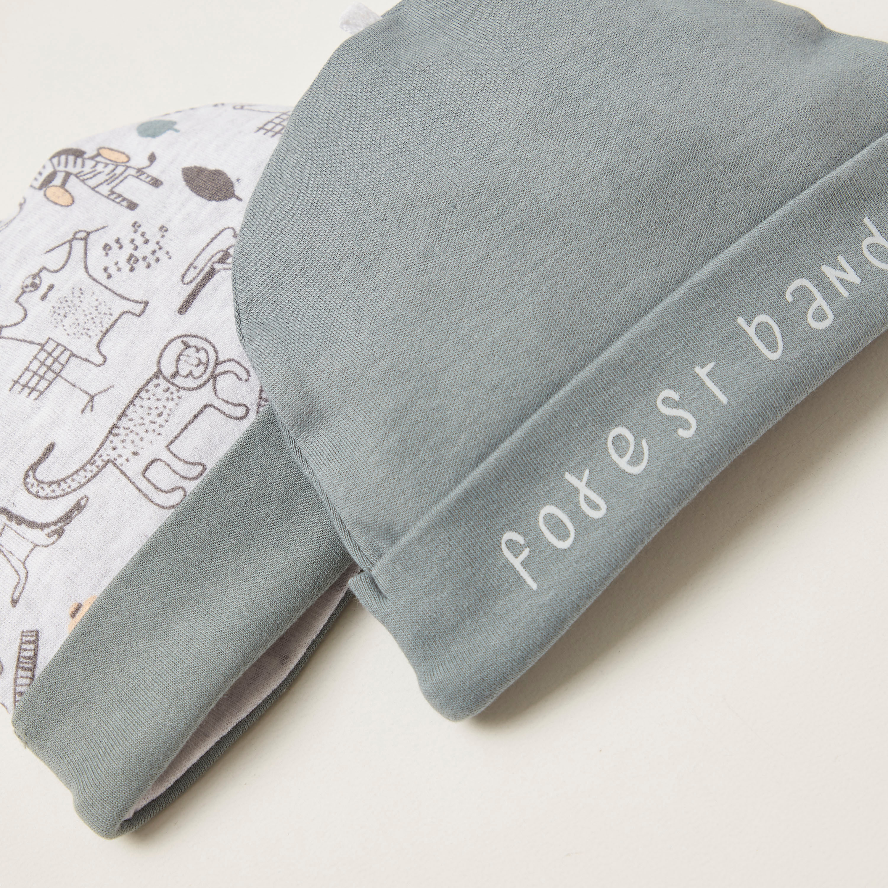 Juniors Printed Cap - Set of 2-baby-boys-accessories-caps-image-4