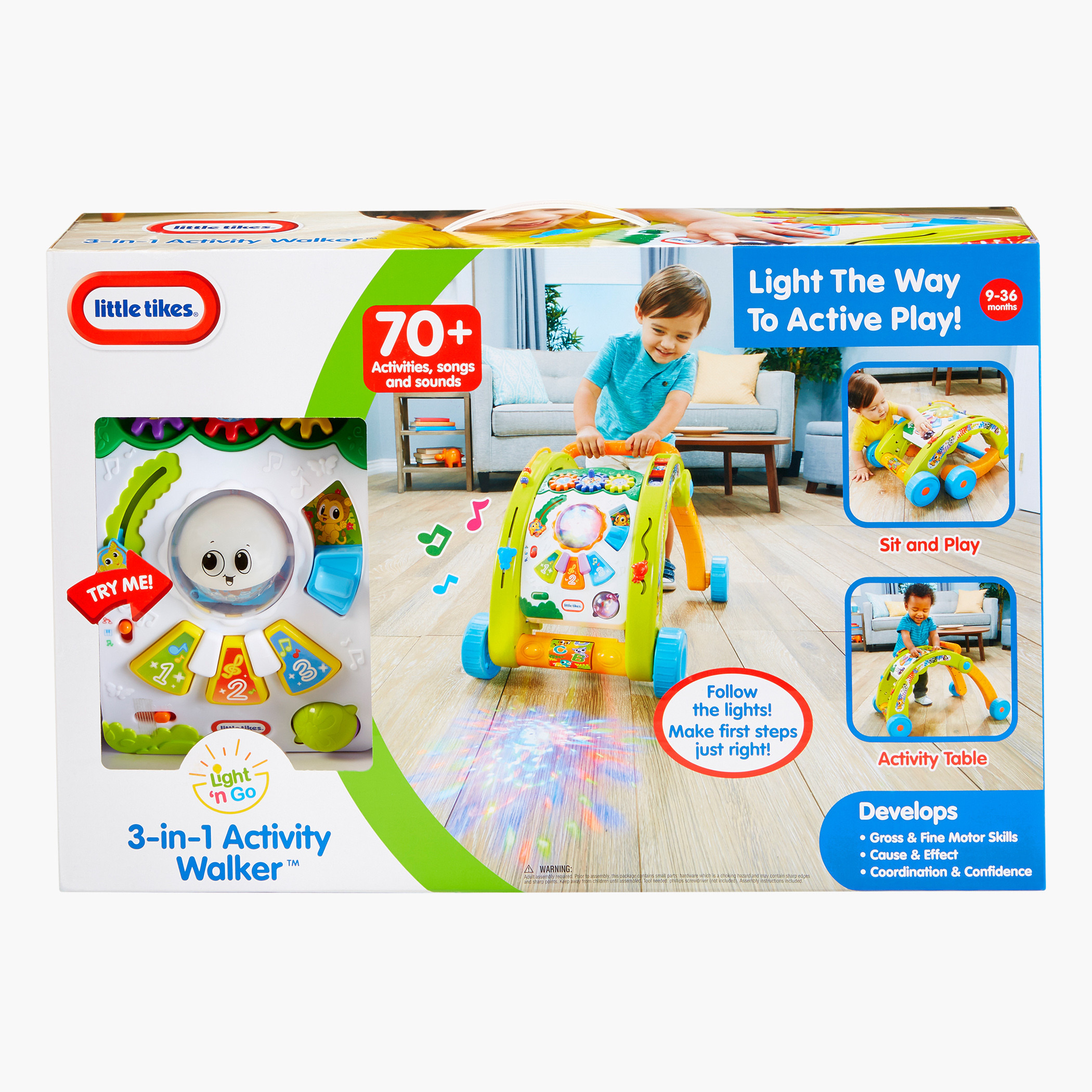 Buy little tikes 3 in 1 Light and Sound Activity Walker Online Babyshop UAE