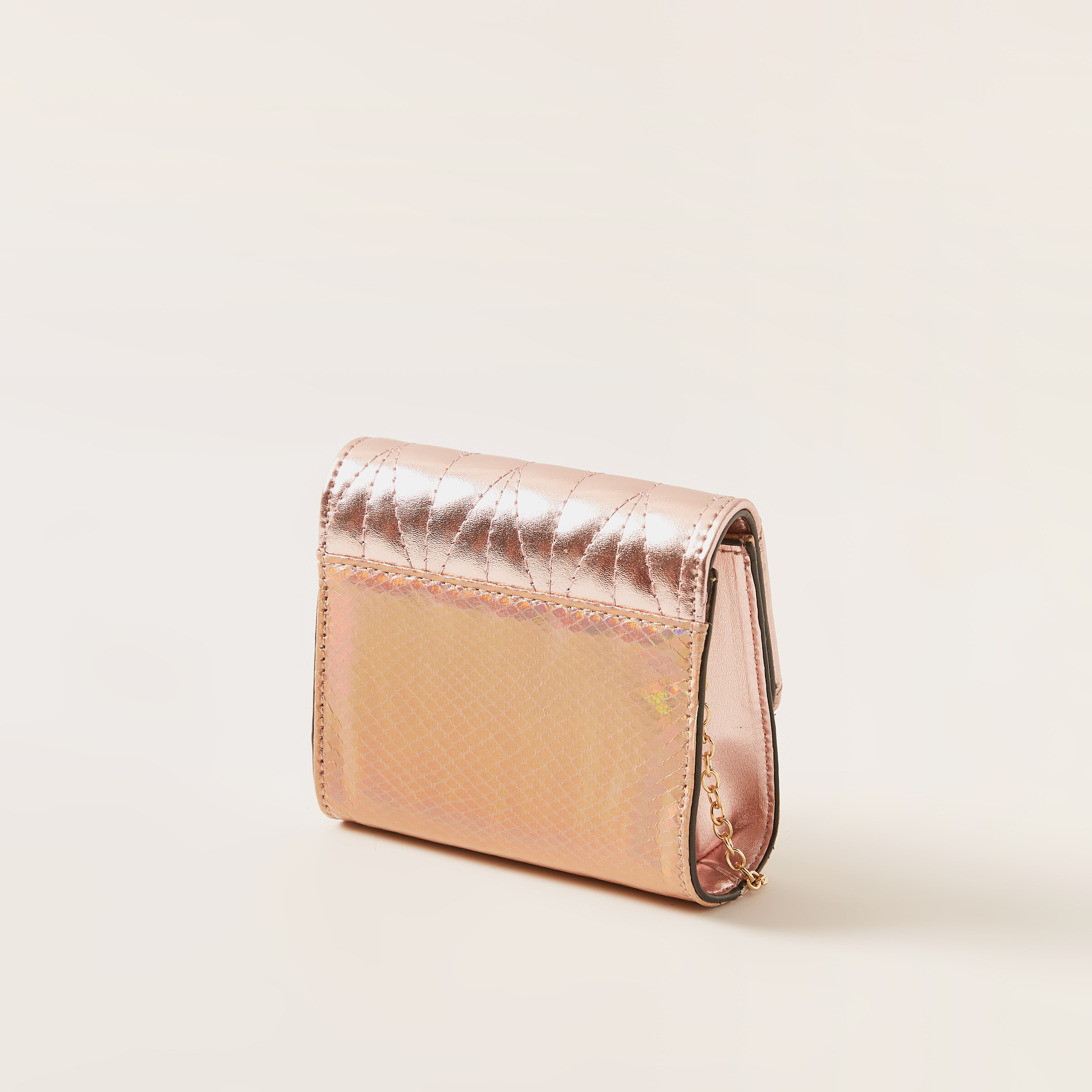 Charmz Textured Crossbody Bag with Detachable Chain Strap-girls-accessories-bags-image-3