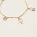 Charmz Metallic Anklet with Charm Detail and Lobster Clasp Closure-Jewellery-thumbnail-1