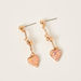 Charmz Embellished Heart Shaped Dangler Earrings with Pushback Closure-Jewellery-thumbnail-0
