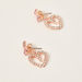 Charmz Embellished Heart Shaped Earrings with Pushback Closure-Jewellery-thumbnail-2