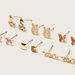 Charmz Metallic Earrings - Set of 6-Jewellery-thumbnail-1