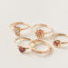 Charmz Embellished Ring - Set of 5-Jewellery-thumbnail-1
