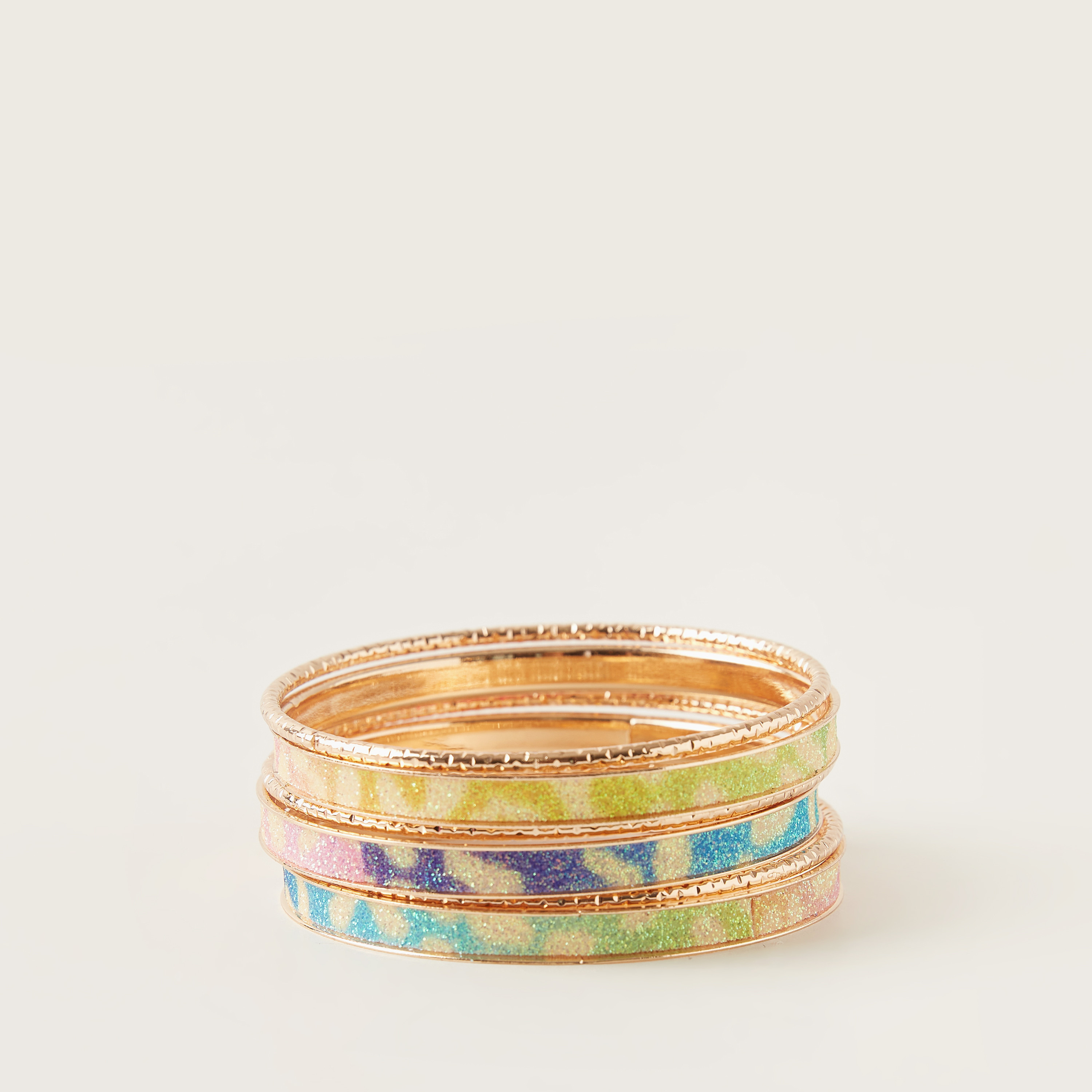 Charmz Printed Bangle - Set of 6-girls-accessories-jewellery-image-1
