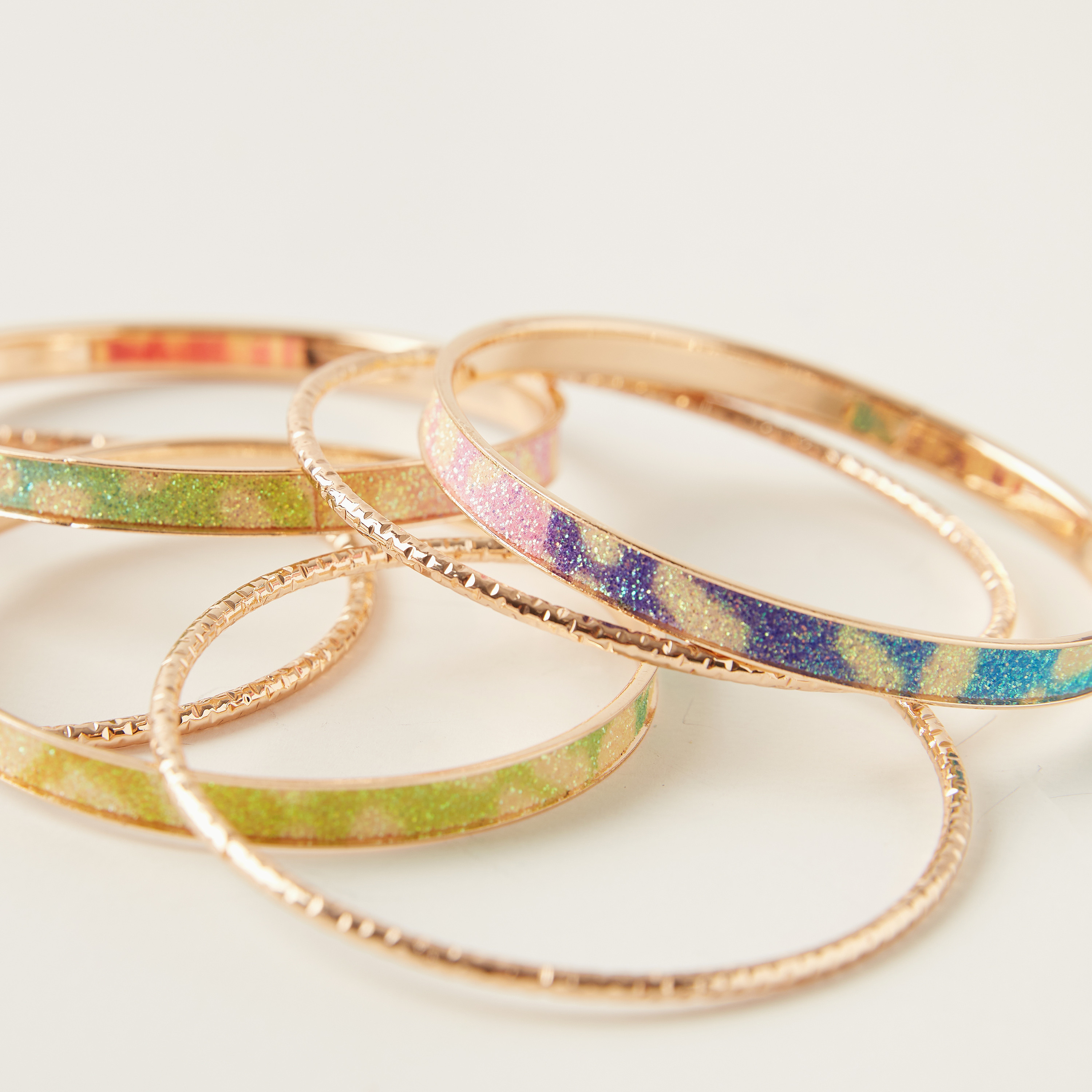Charmz Printed Bangle - Set of 6-girls-accessories-jewellery-image-2