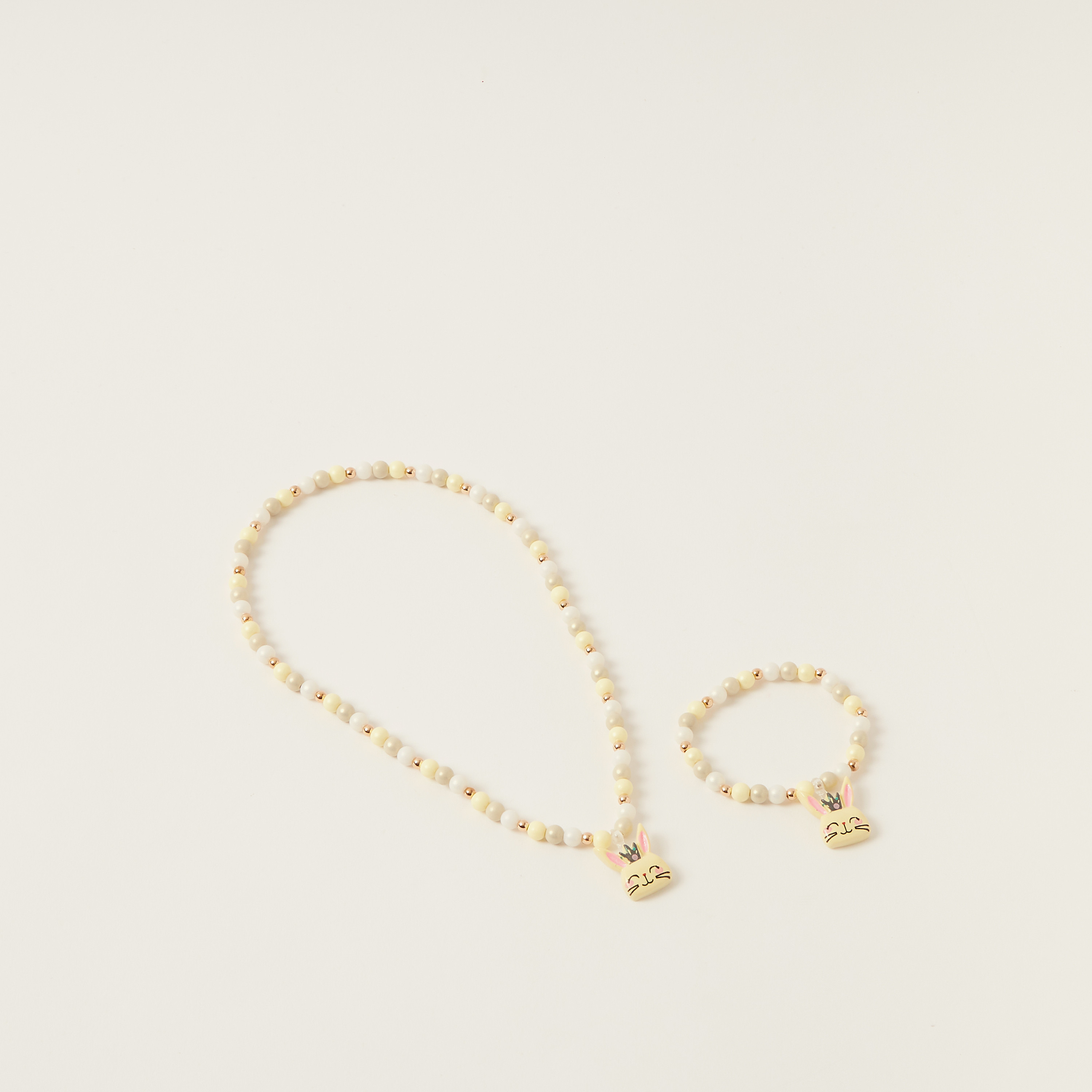 طقم عقد وأسورة مزين بالخرز من تشارمز-girls-accessories-jewellery-image-1