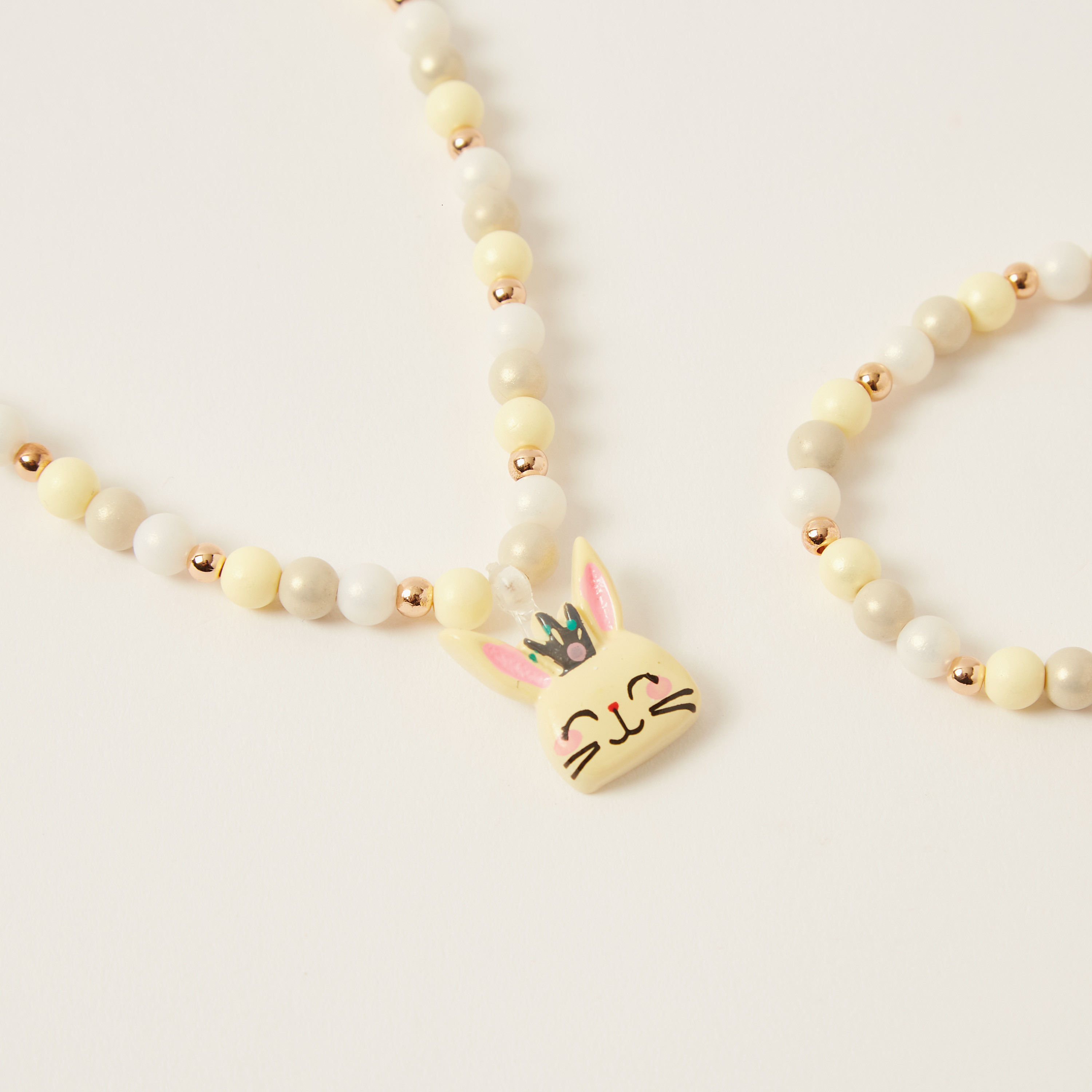 طقم عقد وأسورة مزين بالخرز من تشارمز-girls-accessories-jewellery-image-3