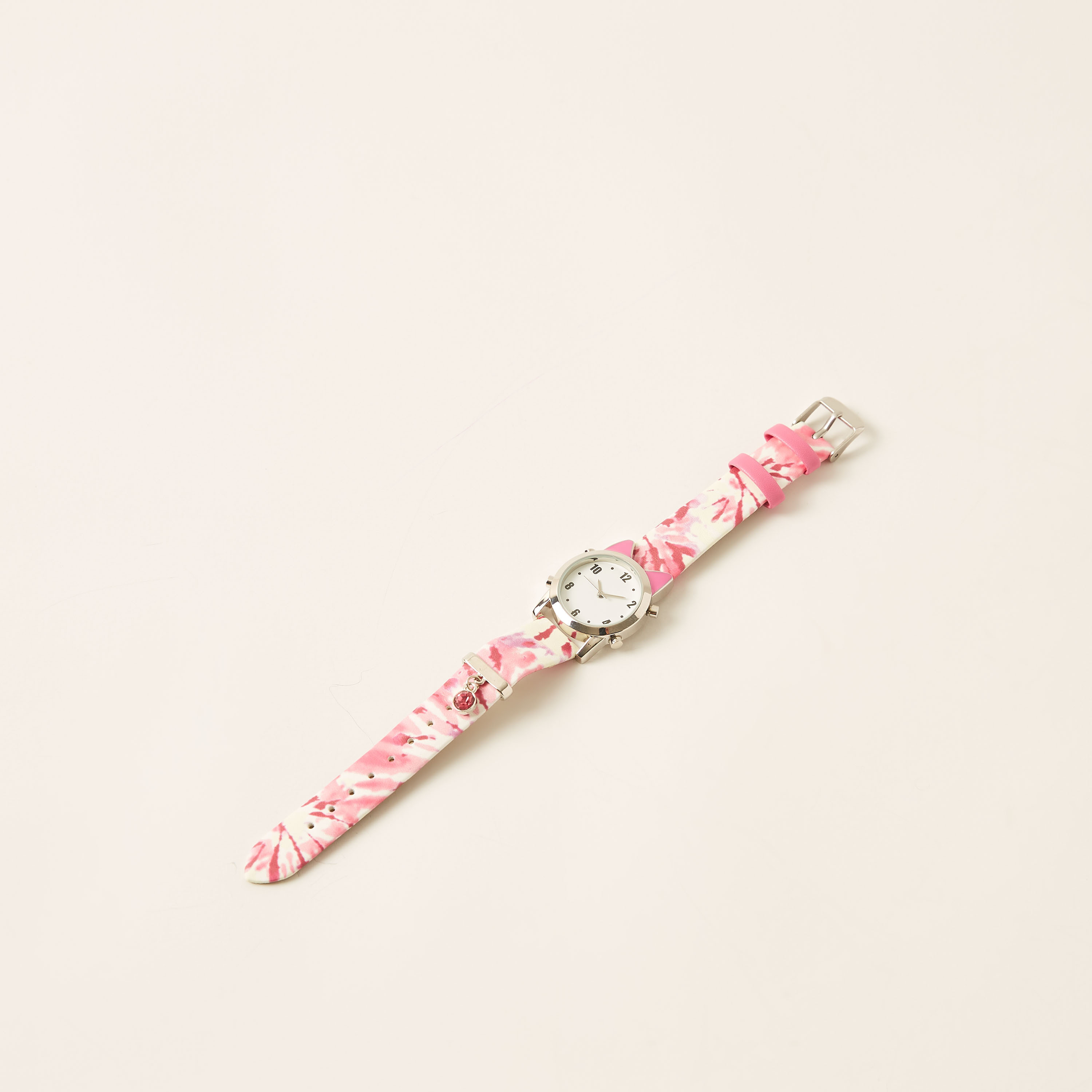 ساعة يد بتفاصيل مرصعة وطبعات من تشارمز-girls-accessories-watches-image-1