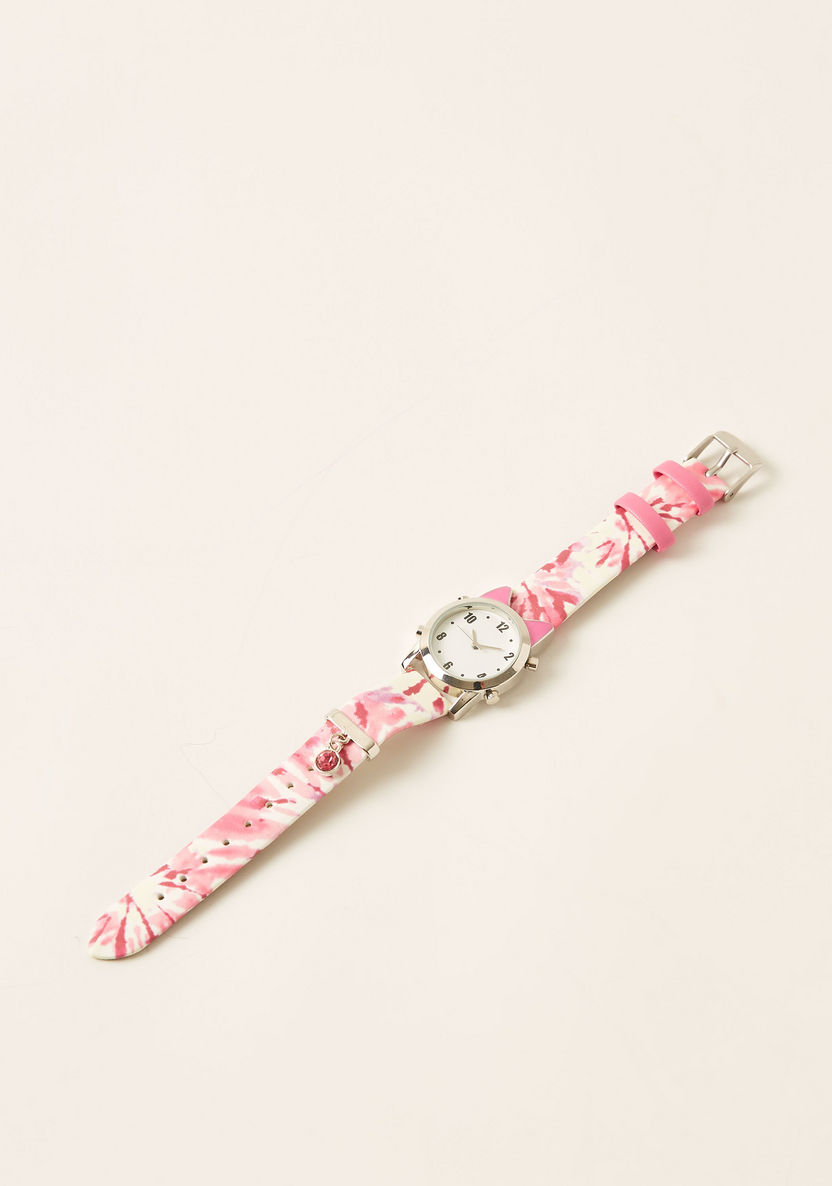Charmz All-Over Print Wristwatch with Studded Detail-Watches-image-0